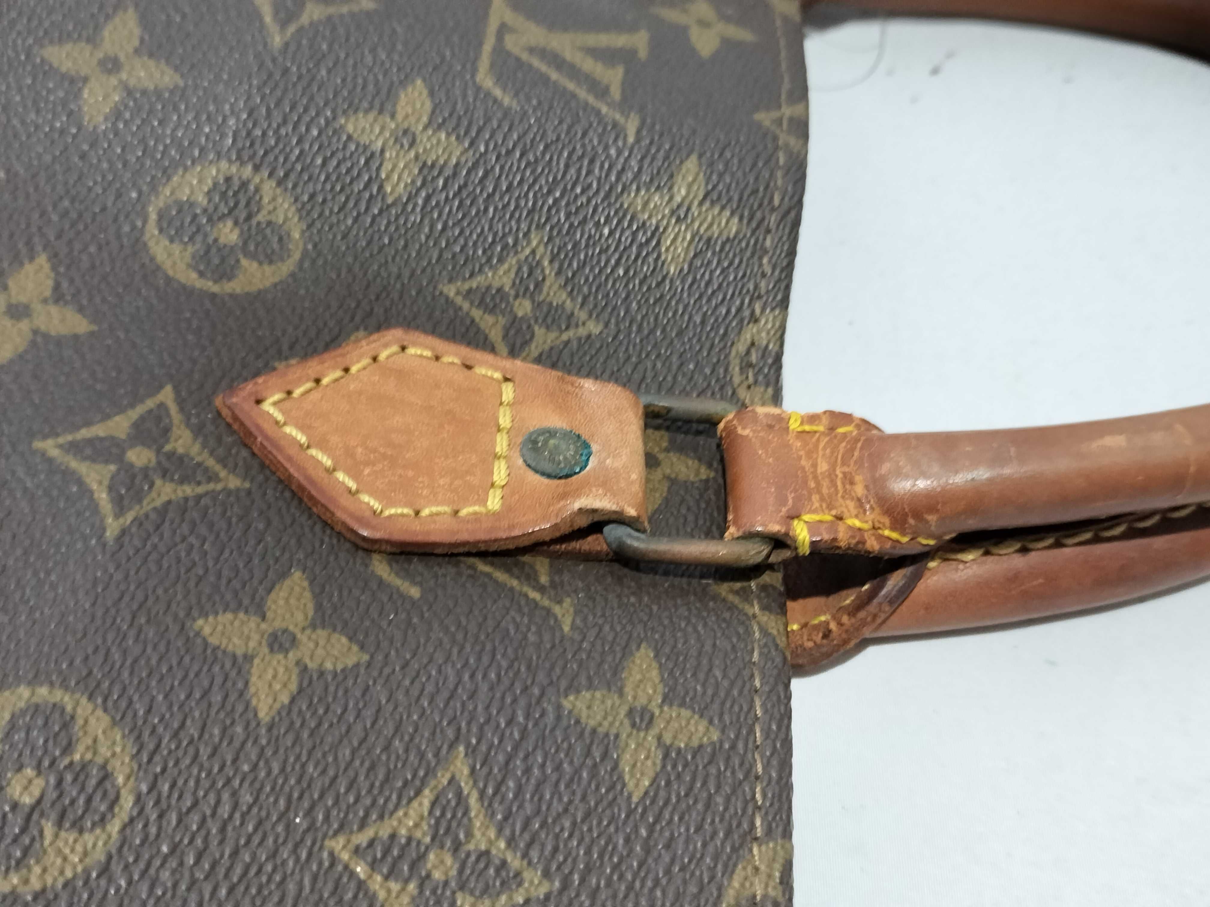 【水曜終了】(10708_0144)LOUIS VUITTON モノグラム サックプラ オールド 修理 ハンドバッグ