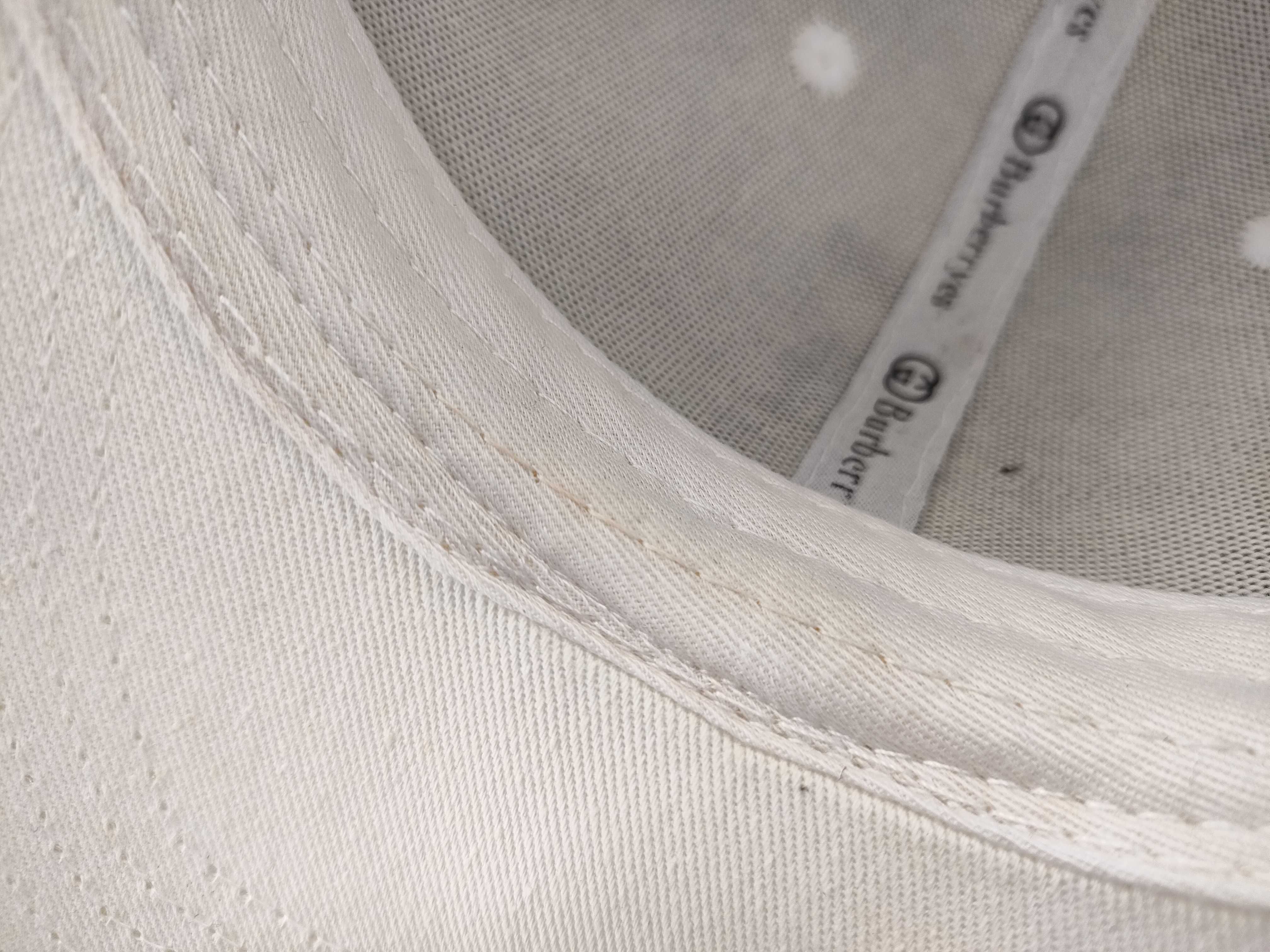 【水曜終了】(10700_0052)BURBERRY ホワイト キャップ その他小物