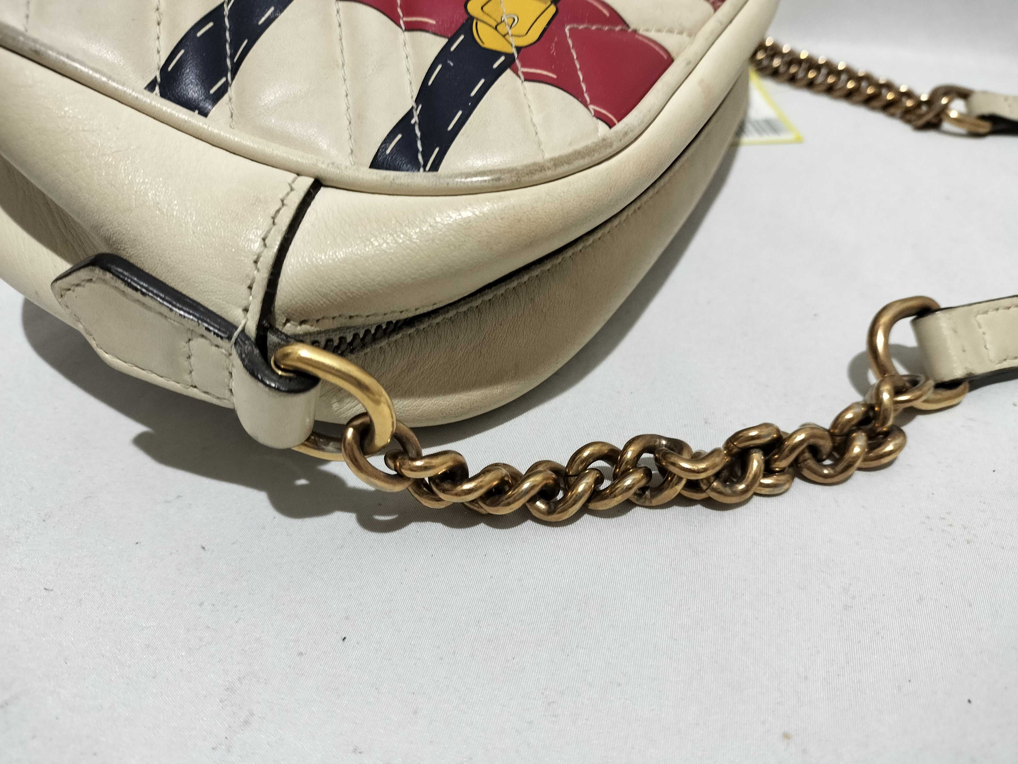 【水曜終了】(10699_0037)GUCCI GG GGマーモント ショルダー 44763 ベルトデザイン ショルダーバッグ