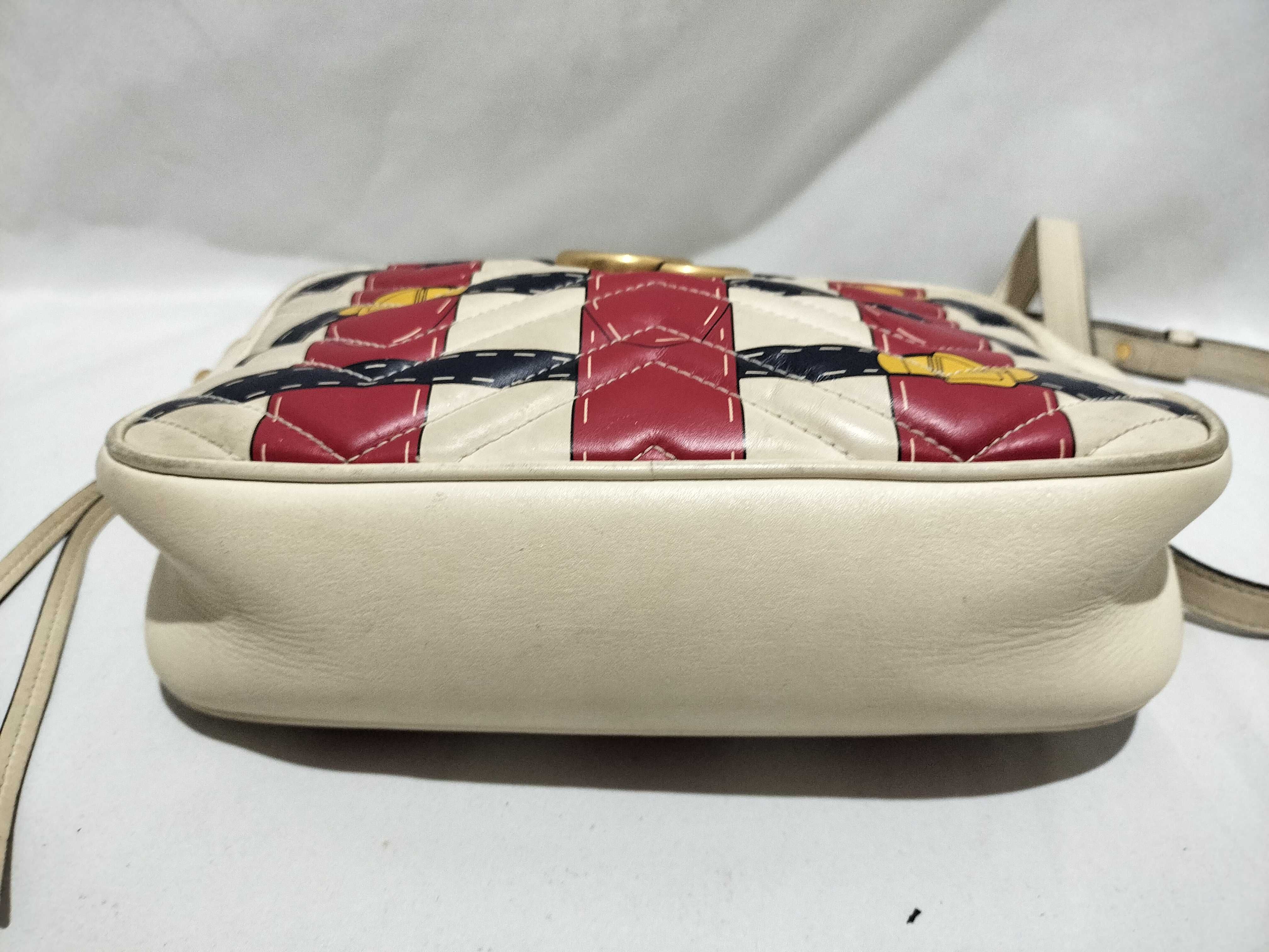 【水曜終了】(10699_0037)GUCCI GG GGマーモント ショルダー 44763 ベルトデザイン ショルダーバッグ