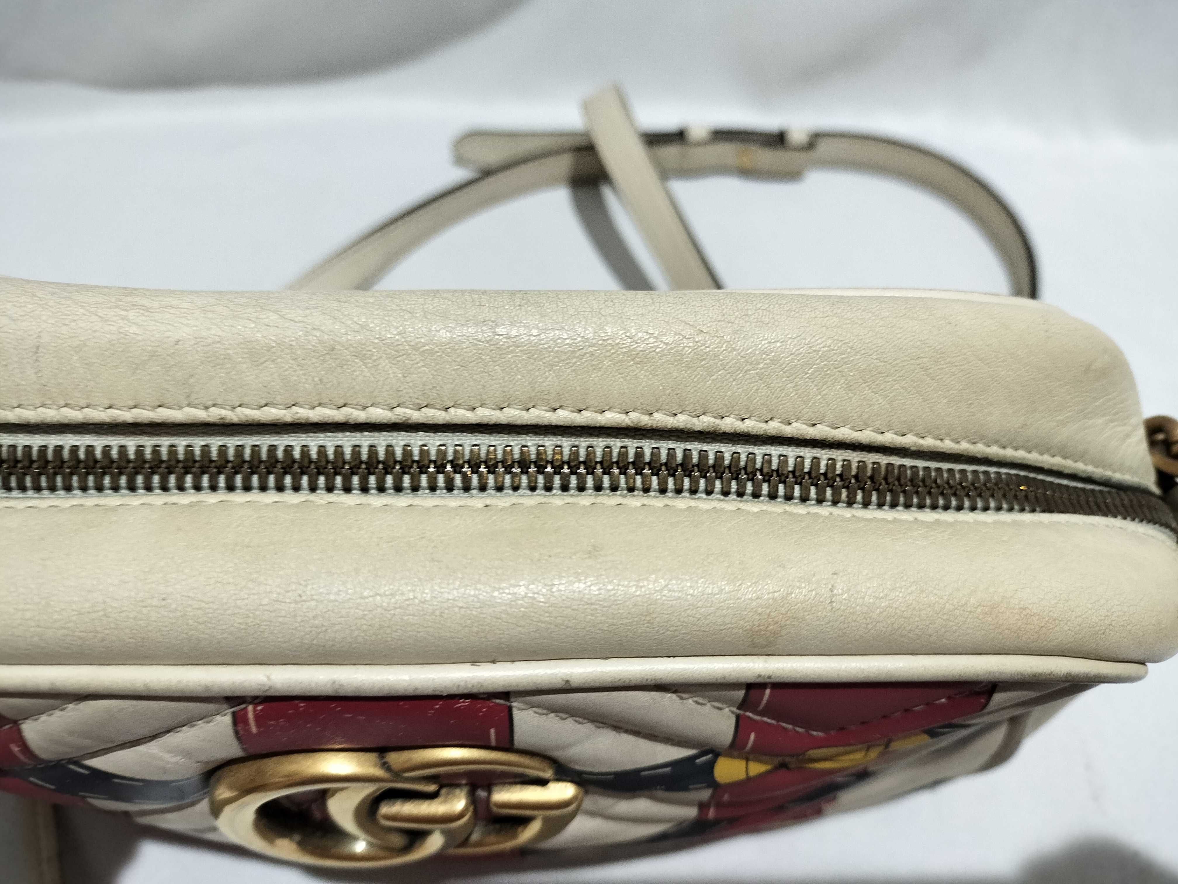 【水曜終了】(10699_0037)GUCCI GG GGマーモント ショルダー 44763 ベルトデザイン ショルダーバッグ