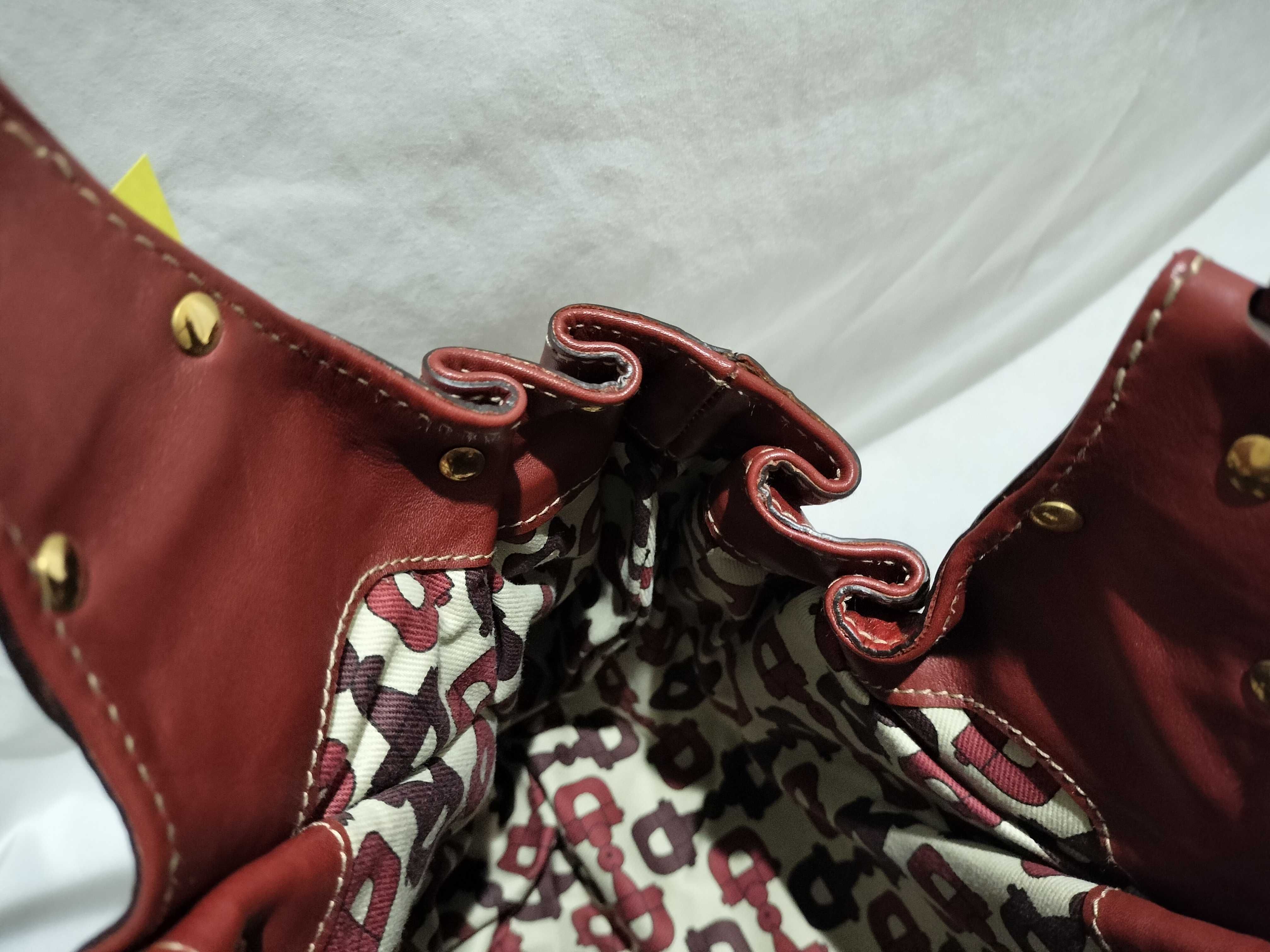 【水曜終了】(10698_0019)GUCCI グッチシマ トートバッグ レッド203623 ハンドバッグ