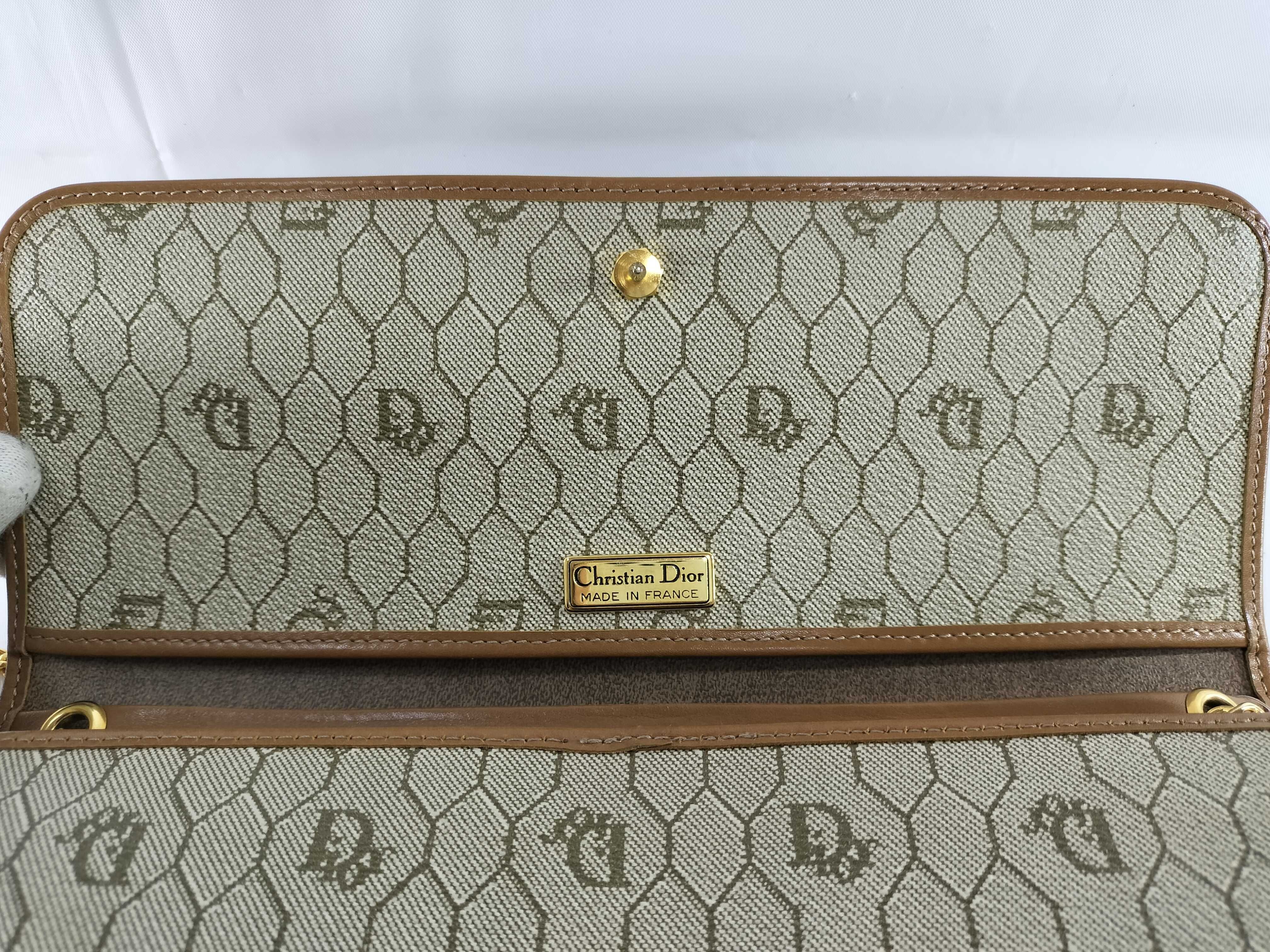 【水曜終了】(10698_0261)Dior ハニカム チェーンショルダー バッグ セカンド ショルダーバッグ