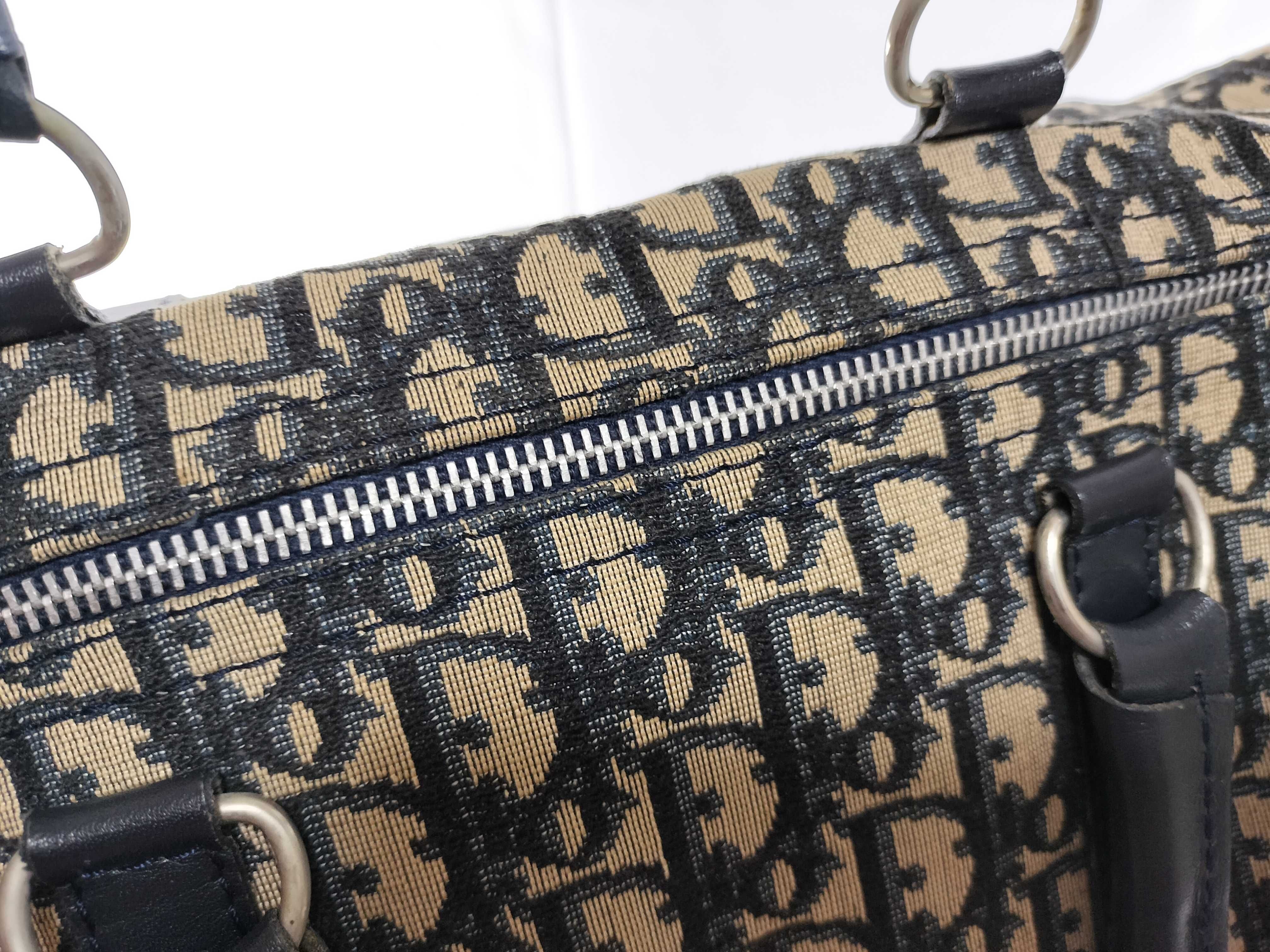 【水曜終了】(10699_0259)Dior トロッター ボストンバッグ ボストンバッグ