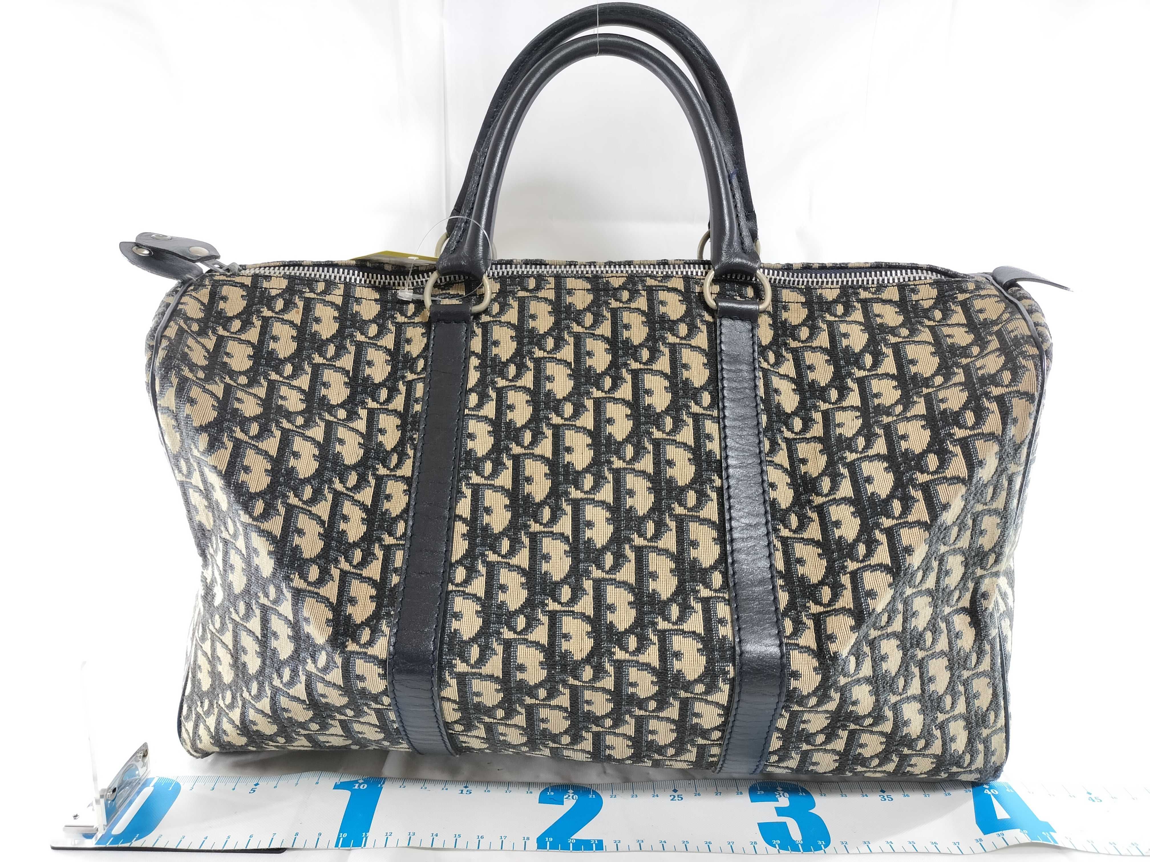 【水曜終了】(10699_0259)Dior トロッター ボストンバッグ ボストンバッグ