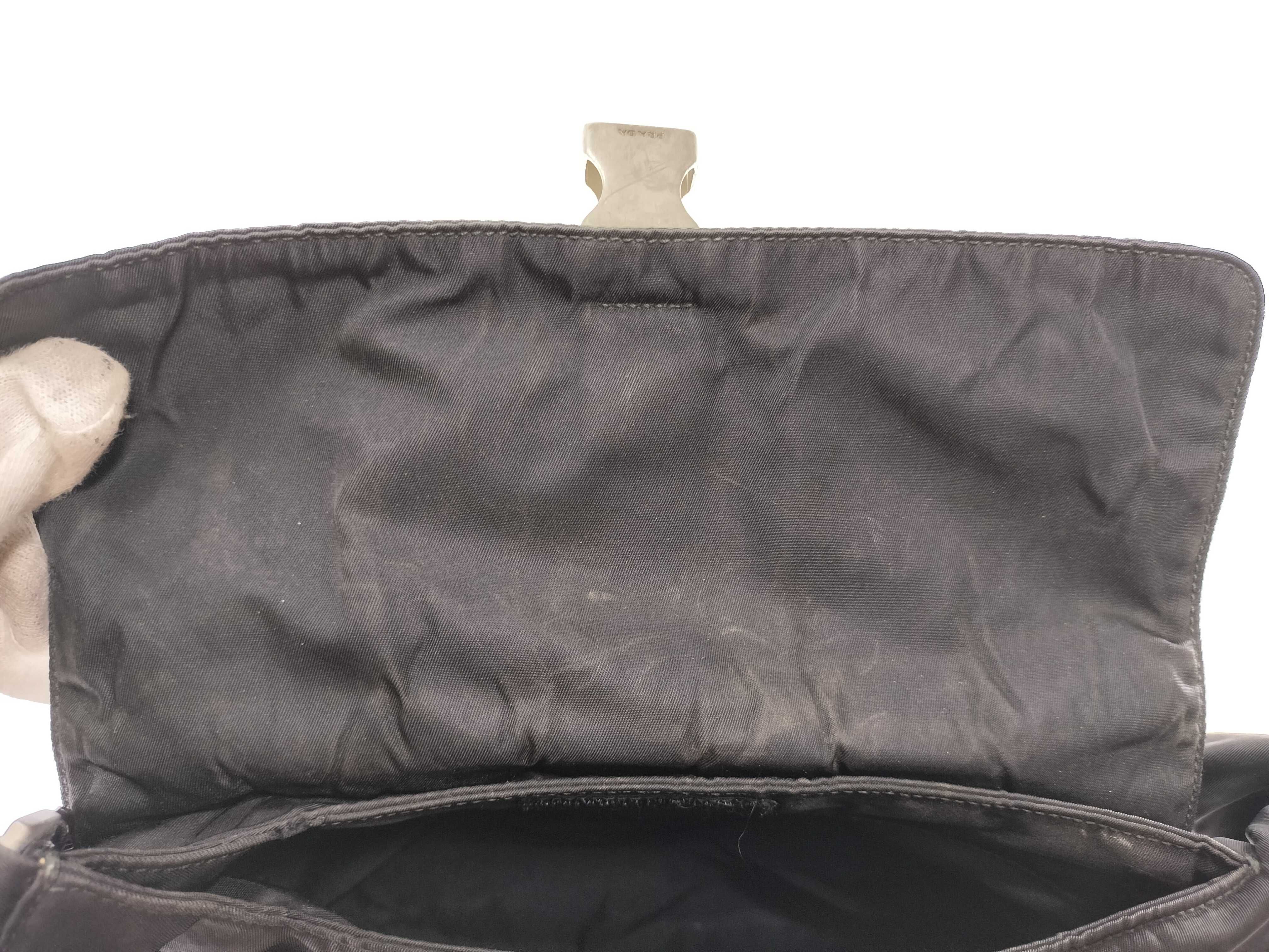 【水曜終了】(10709_0083)▼PRADA ナイロン 三角プレート ボディバッグ ウエストバッグ