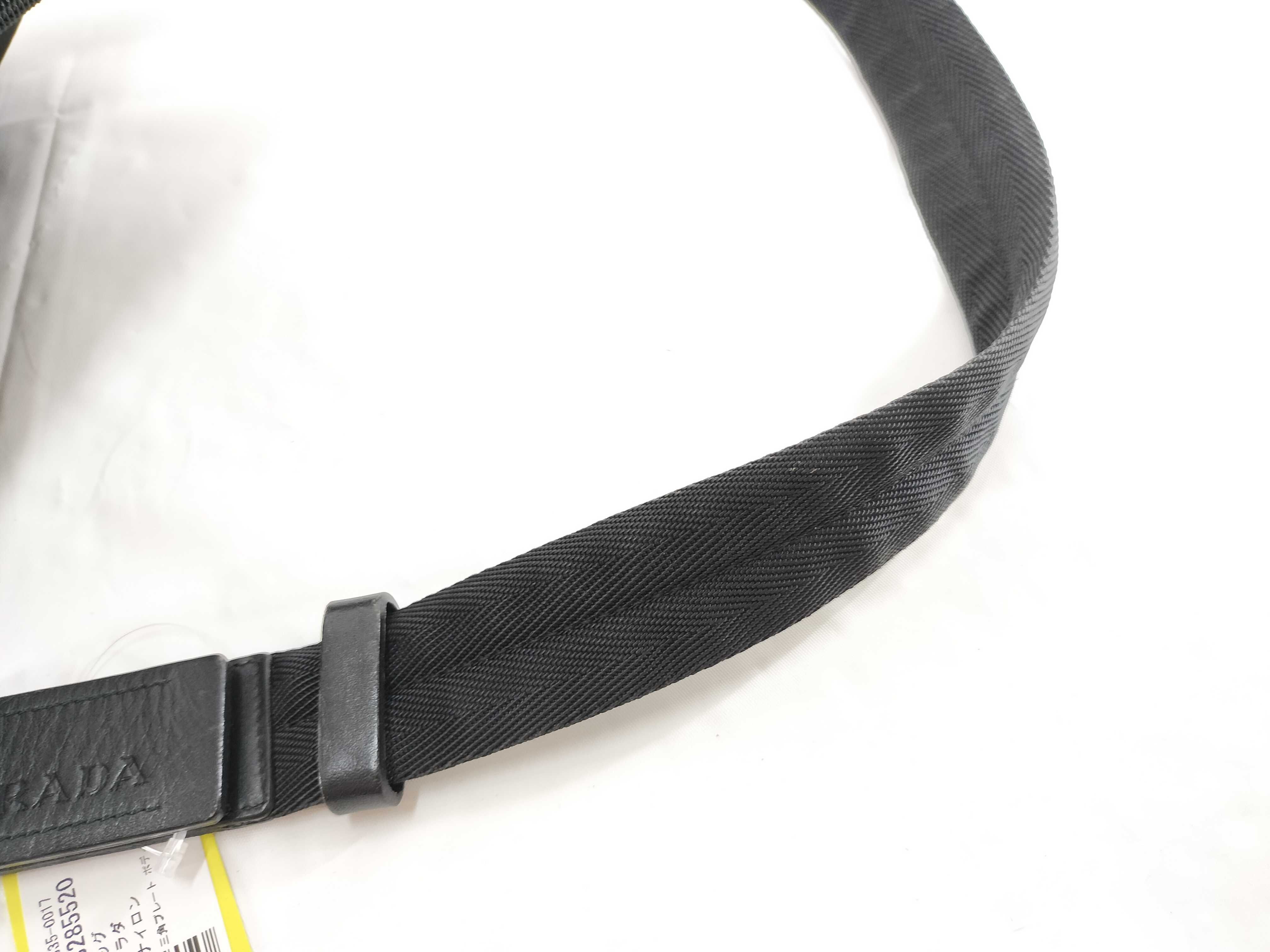 【水曜終了】(10709_0083)▼PRADA ナイロン 三角プレート ボディバッグ ウエストバッグ