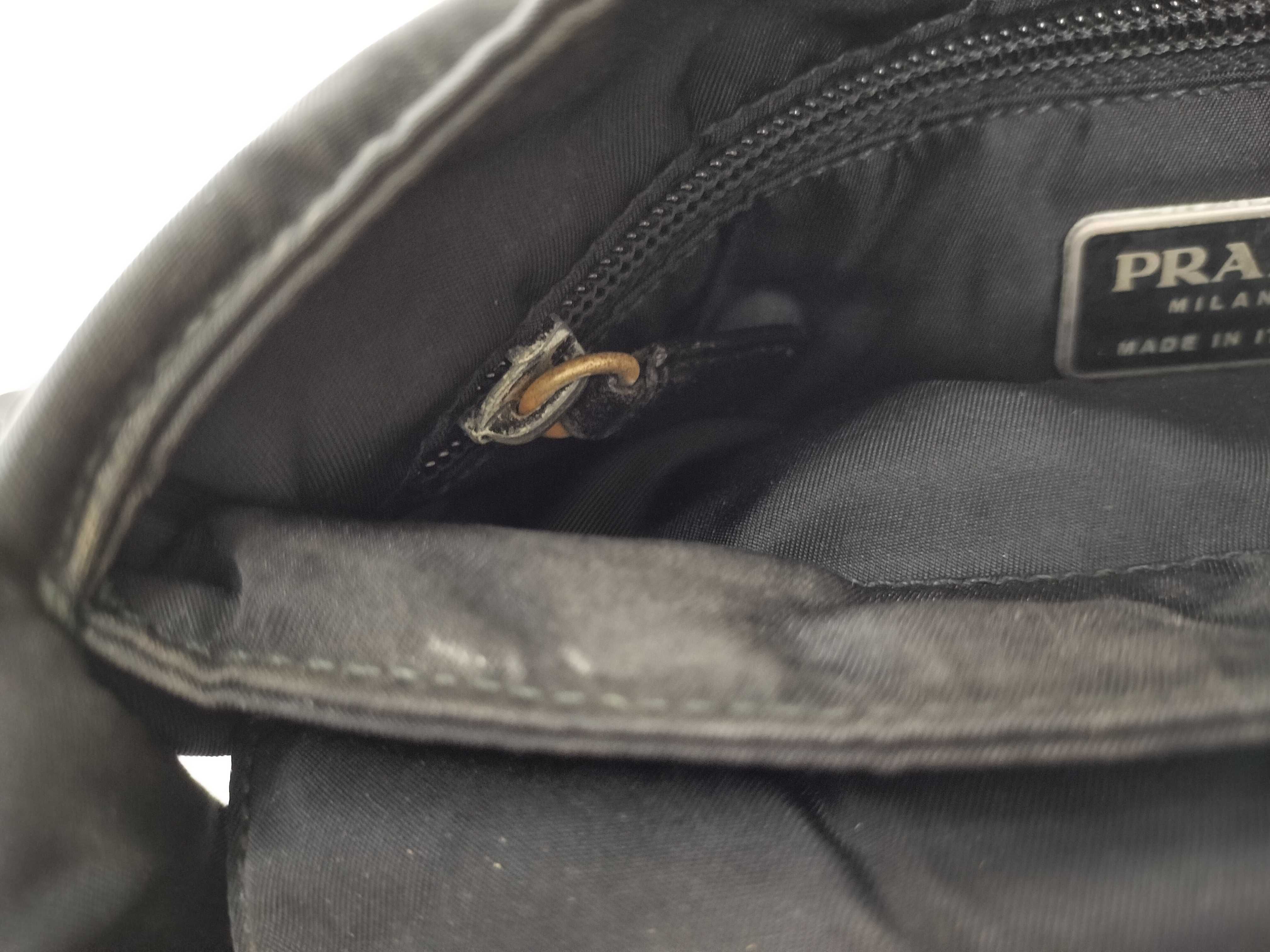 【水曜終了】(10709_0083)▼PRADA ナイロン 三角プレート ボディバッグ ウエストバッグ