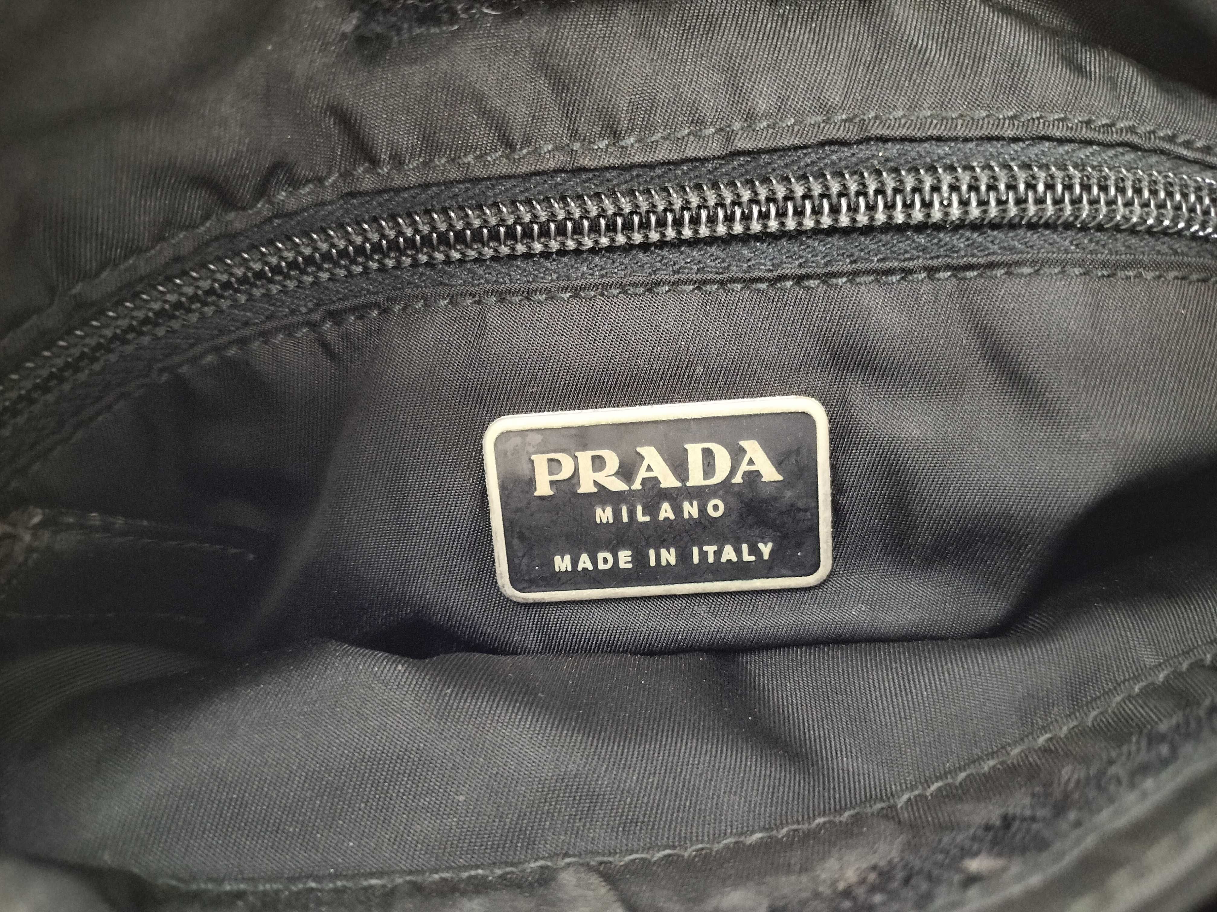 【水曜終了】(10709_0083)▼PRADA ナイロン 三角プレート ボディバッグ ウエストバッグ