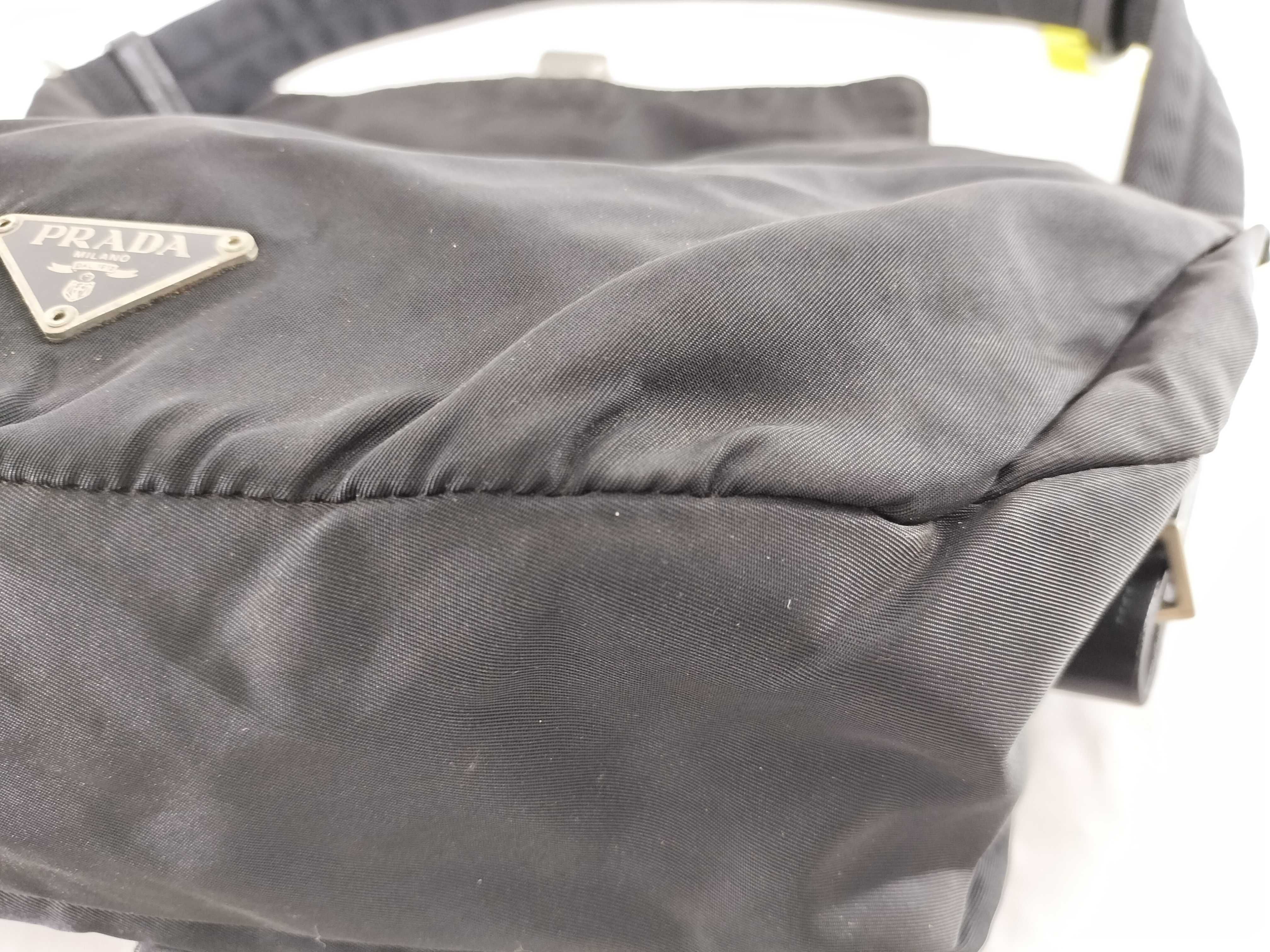 【水曜終了】(10709_0083)▼PRADA ナイロン 三角プレート ボディバッグ ウエストバッグ