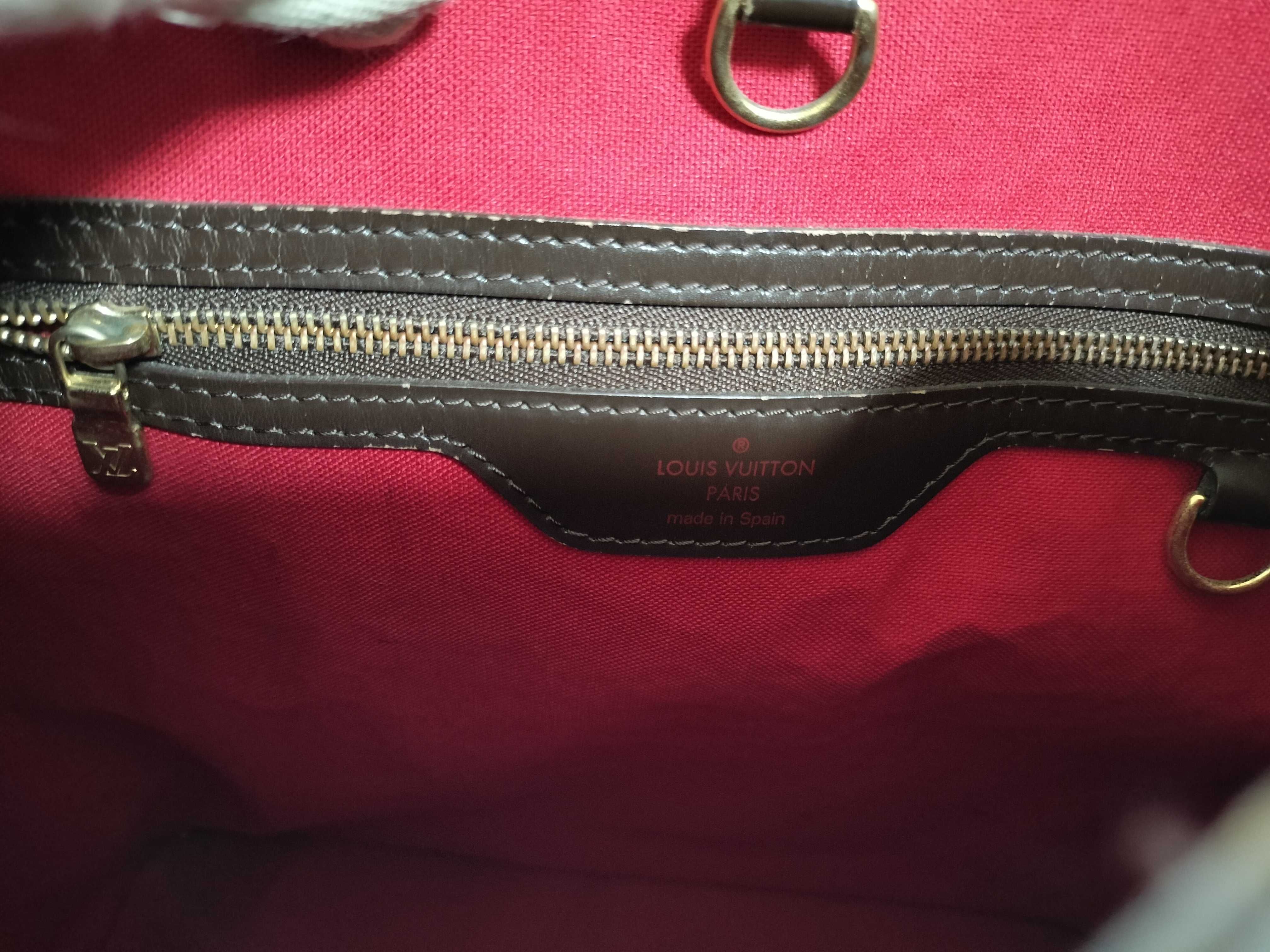 【水曜終了】(10708_0038)LOUIS VUITTON ダミエ N41108 カバ・リヴィントン トートバッグ