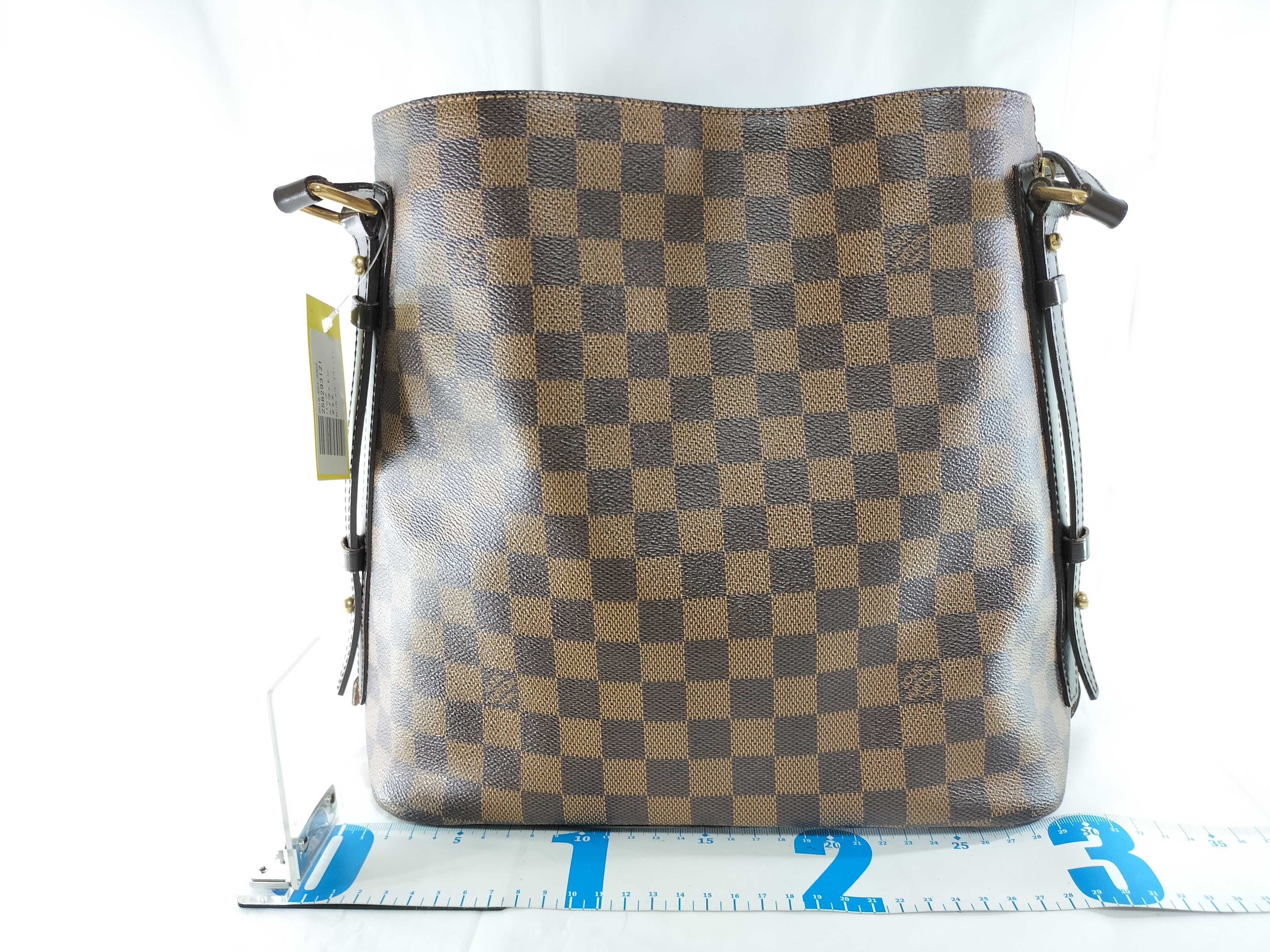 【水曜終了】(10708_0038)LOUIS VUITTON ダミエ N41108 カバ・リヴィントン トートバッグ