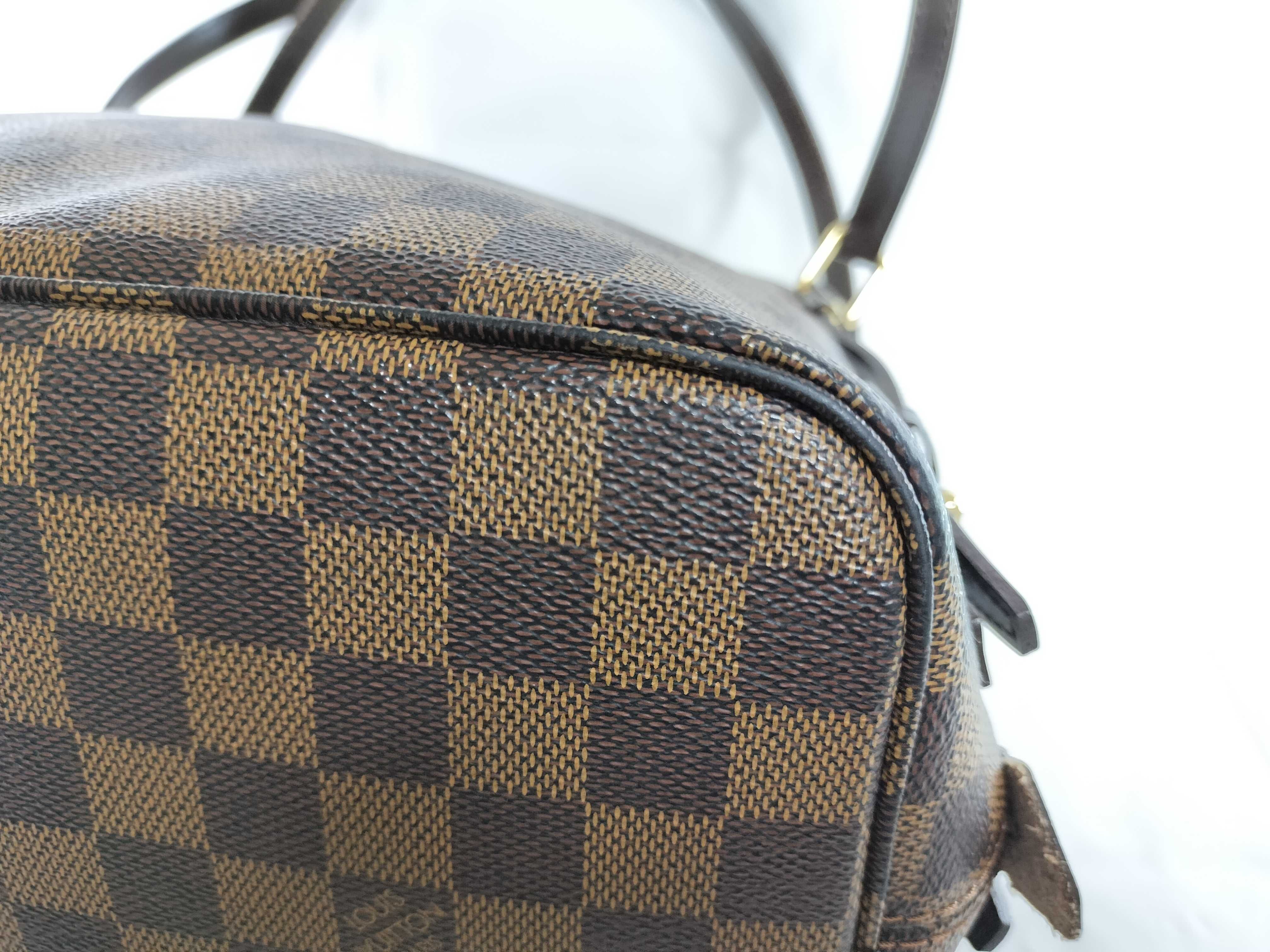 【水曜終了】(10708_0038)LOUIS VUITTON ダミエ N41108 カバ・リヴィントン トートバッグ