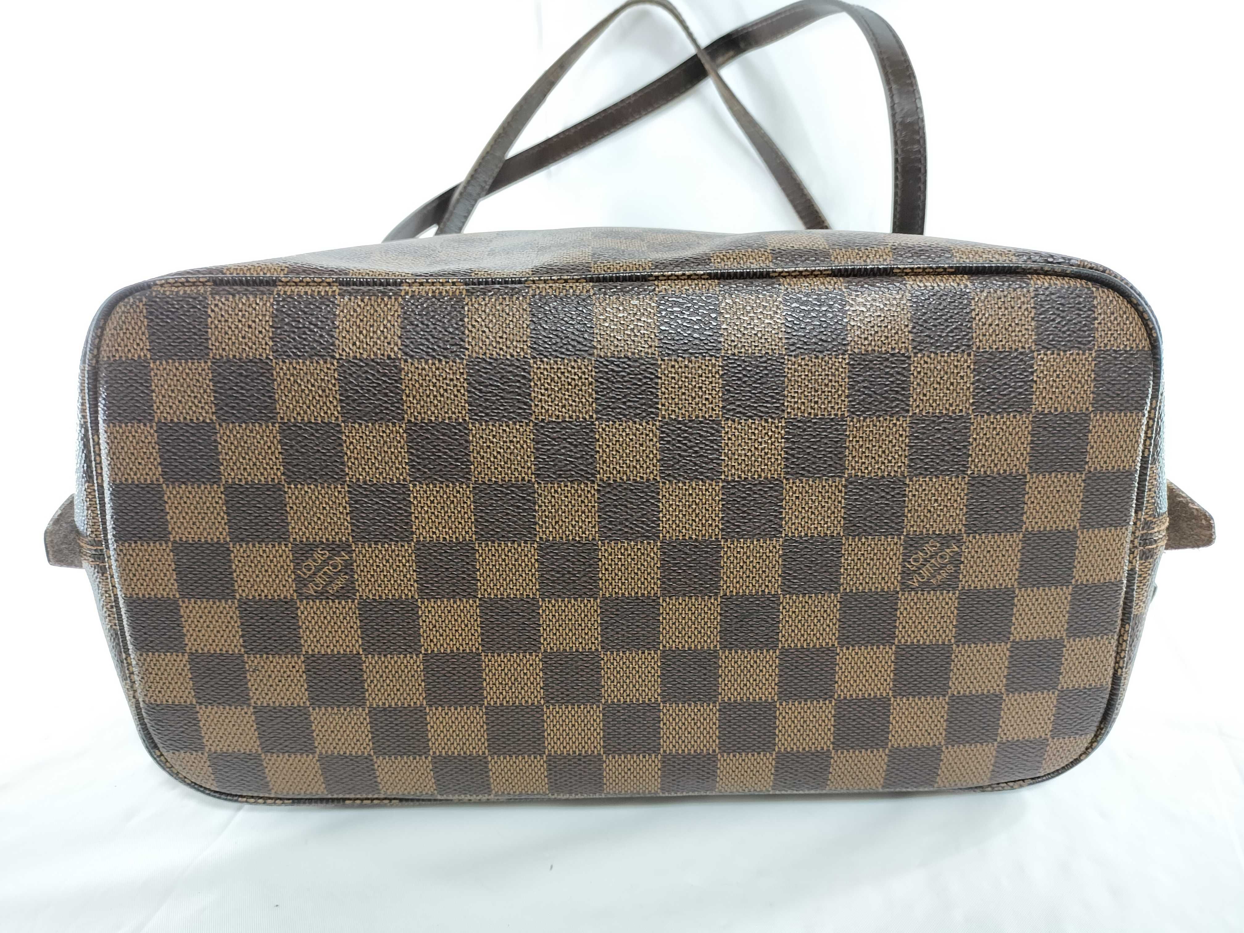 【水曜終了】(10708_0038)LOUIS VUITTON ダミエ N41108 カバ・リヴィントン トートバッグ