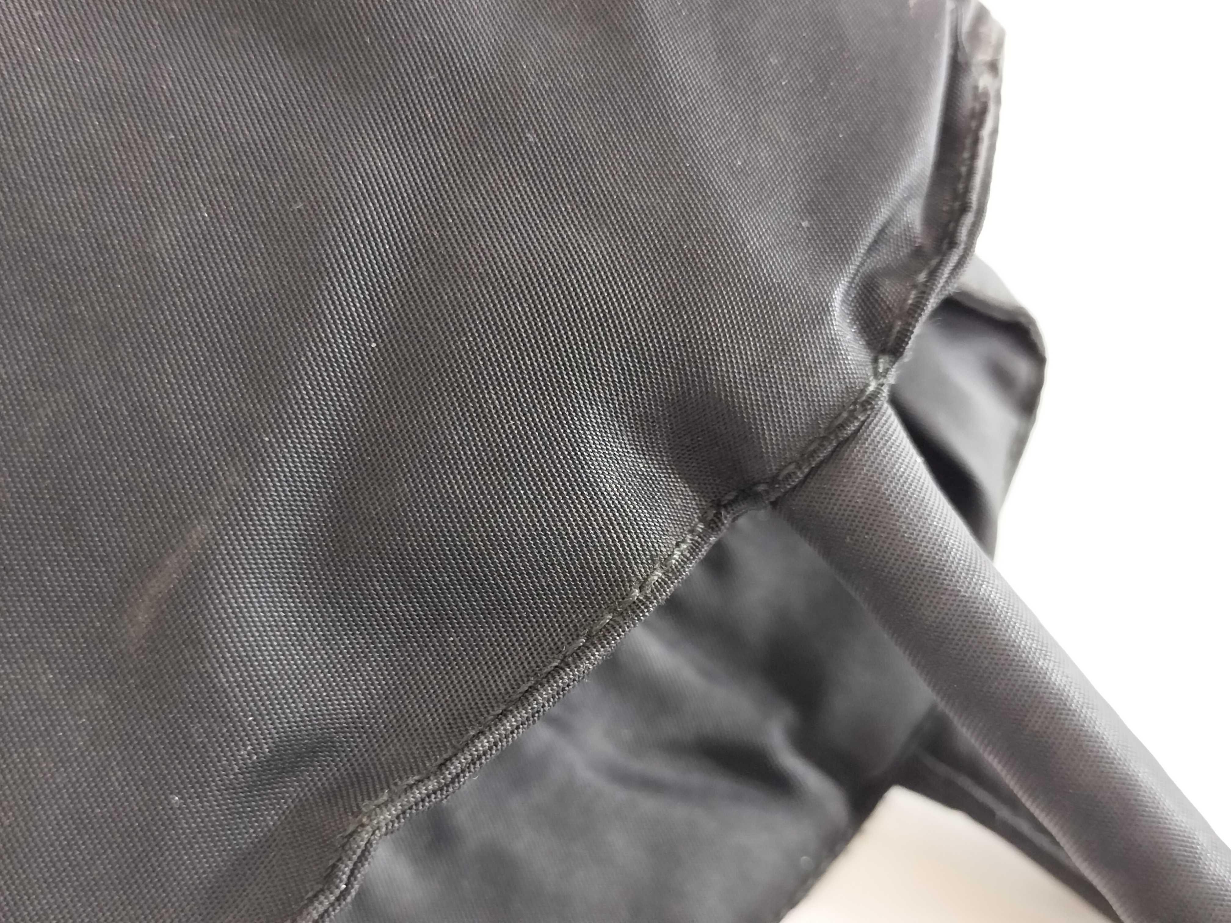 【水曜終了】(10709_0101)PRADA ナイロン 黒 マチ無し ハンド トートバッグ