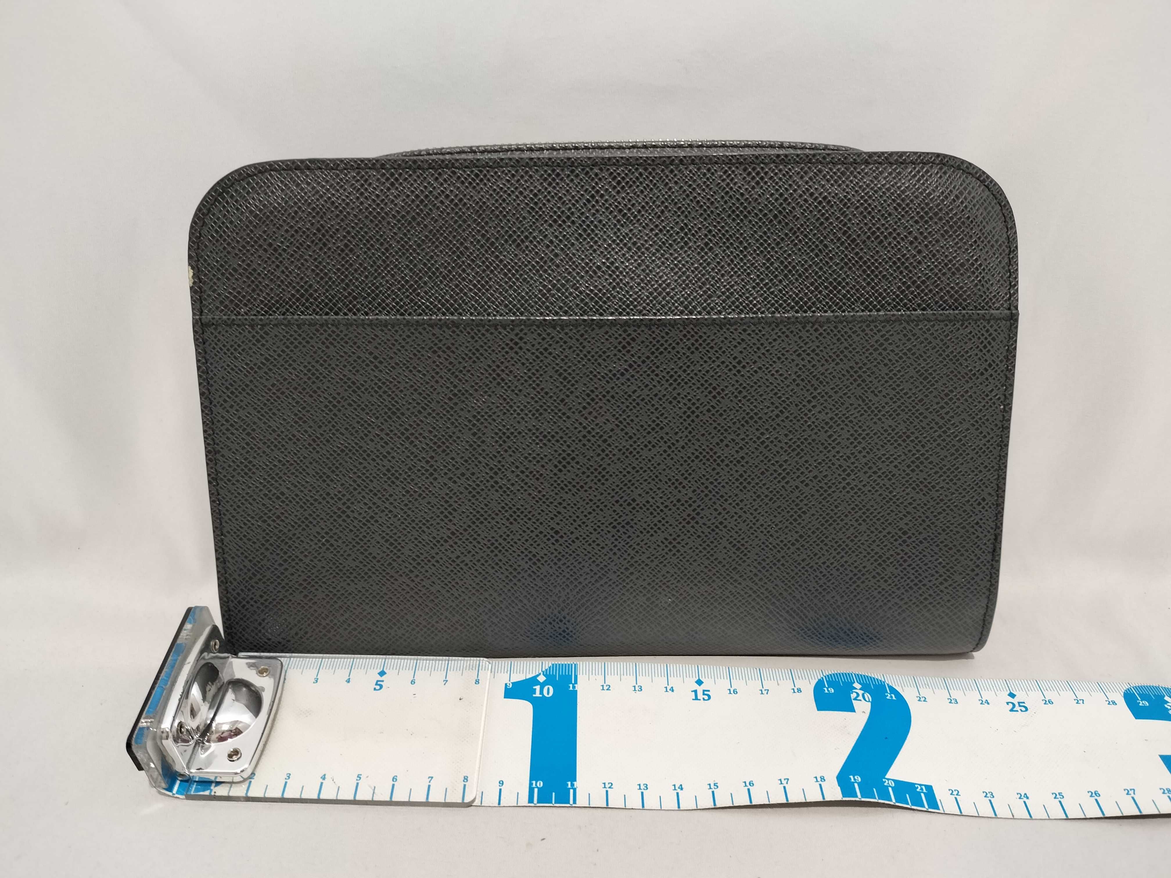 【水曜終了】(10708_0148)LOUIS VUITTON タイガ クラッチ ファスナー取れ クラッチバッグ