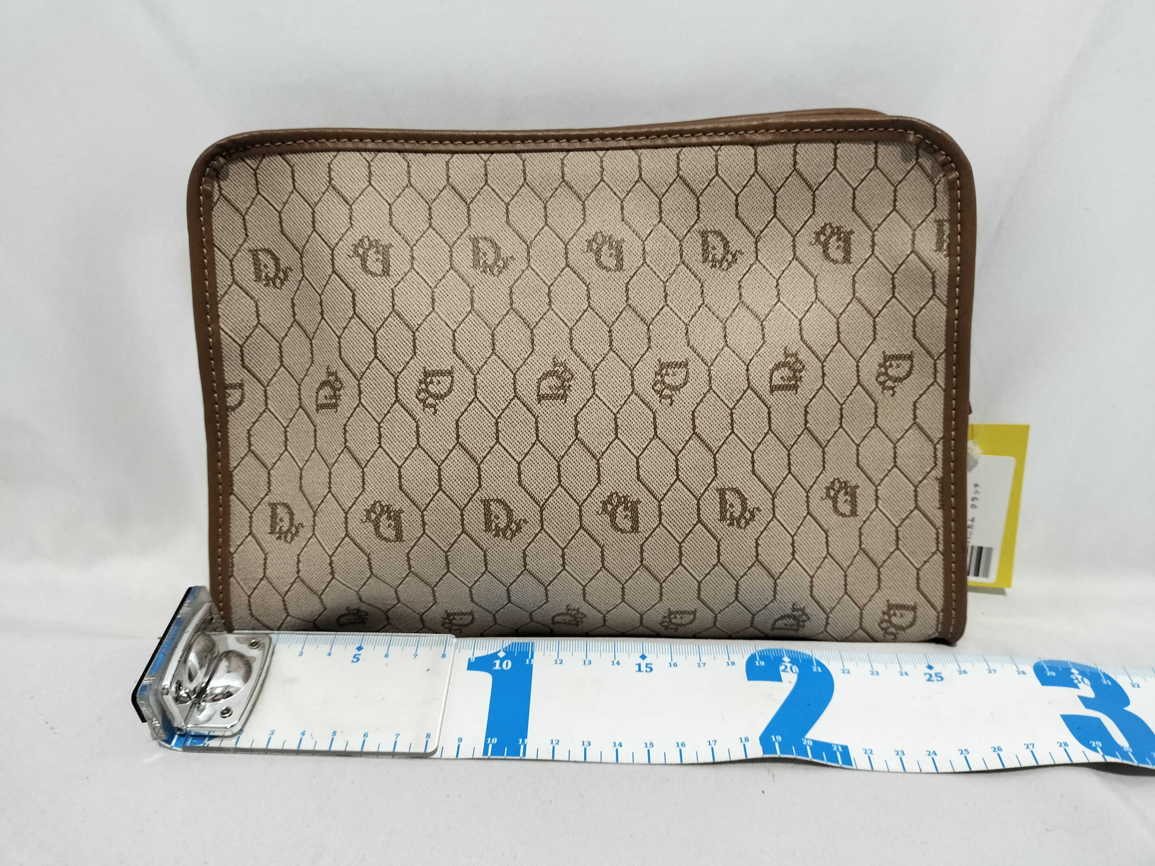 【水曜終了】(10699_0260)Dior ハニカム クラッチ クラッチバッグ