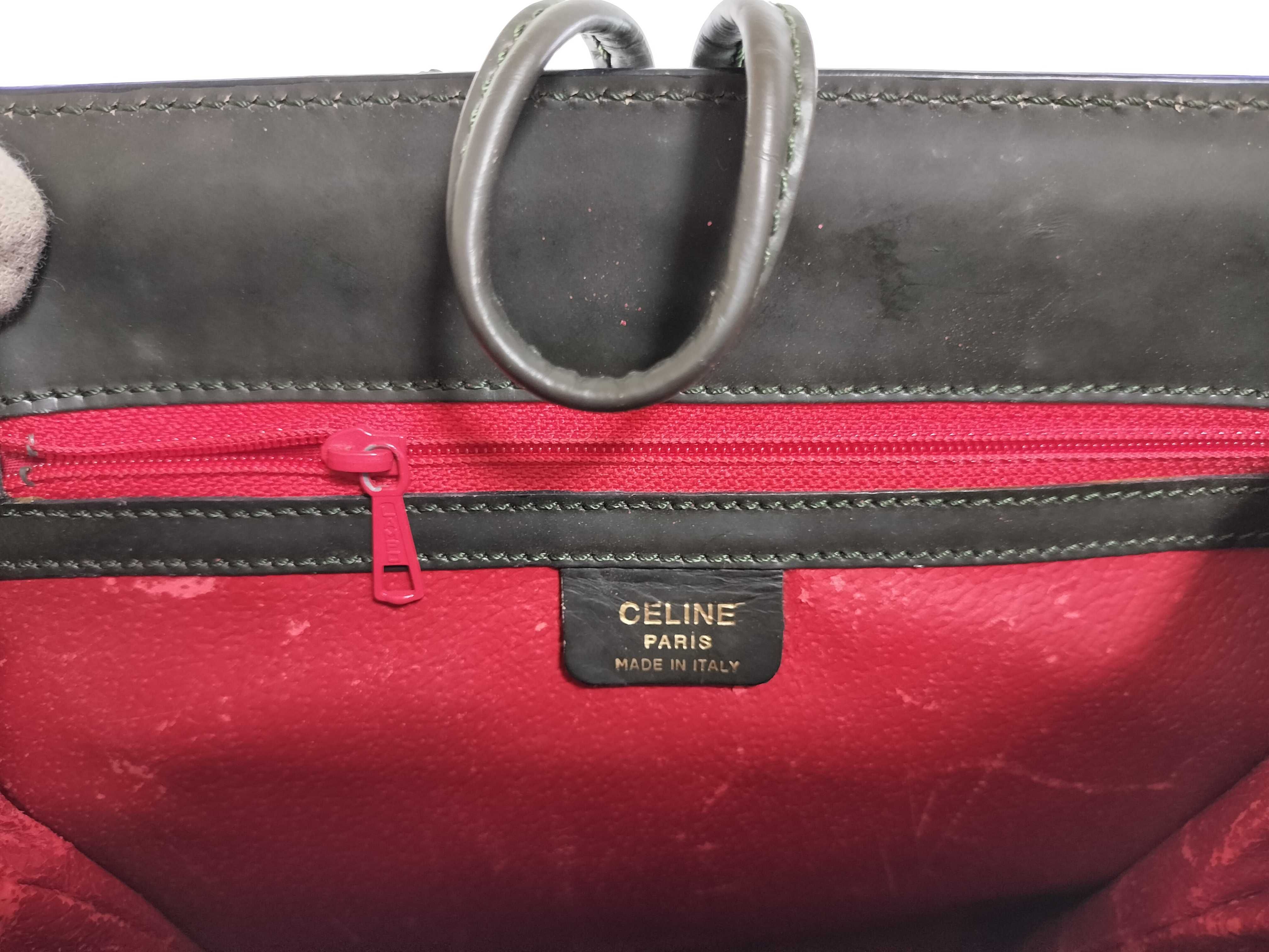 【水曜終了】(10709_0067)CELINE レザー ショルダーバッグ ショルダーバッグ