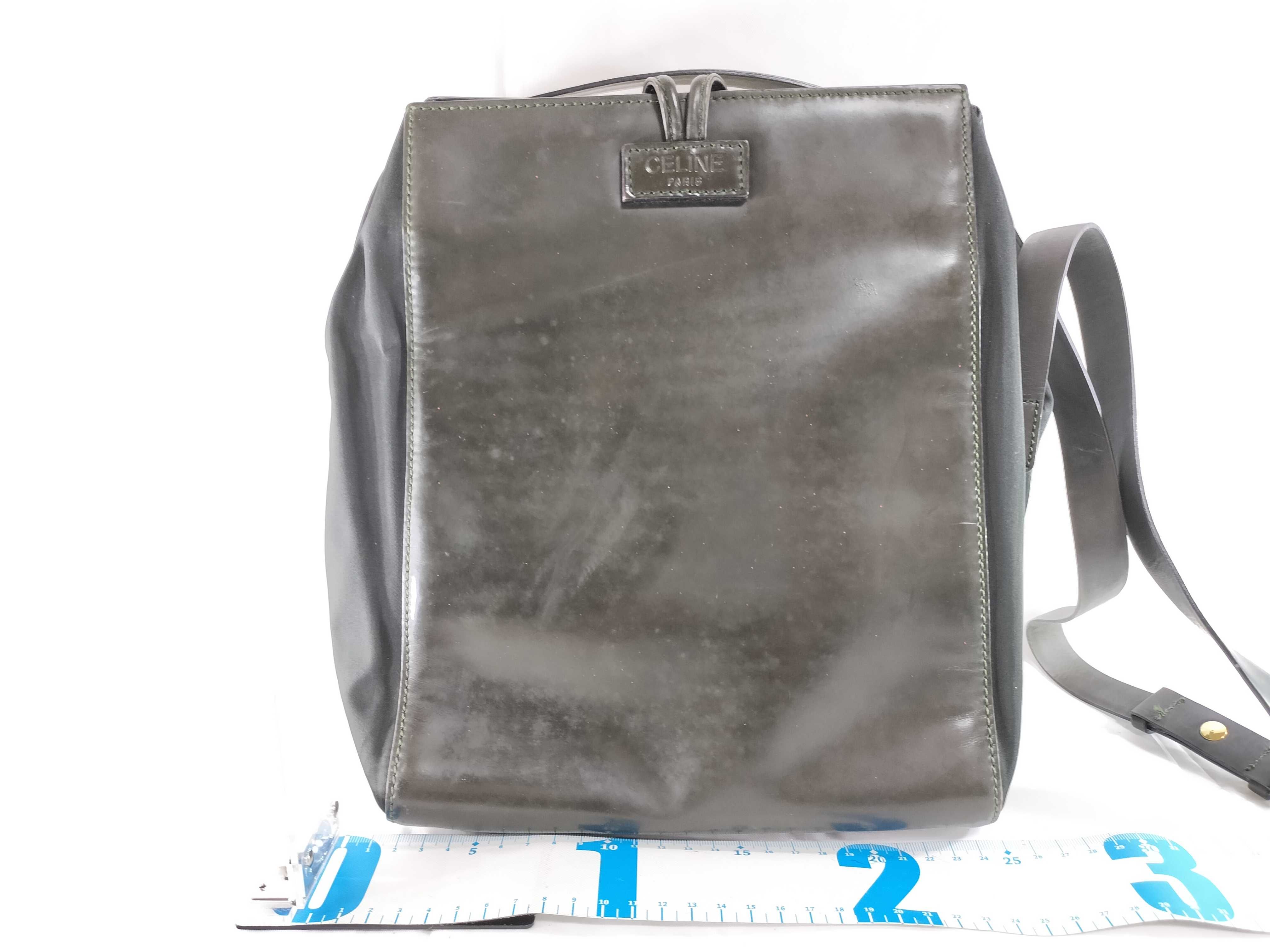 【水曜終了】(10709_0067)CELINE レザー ショルダーバッグ ショルダーバッグ