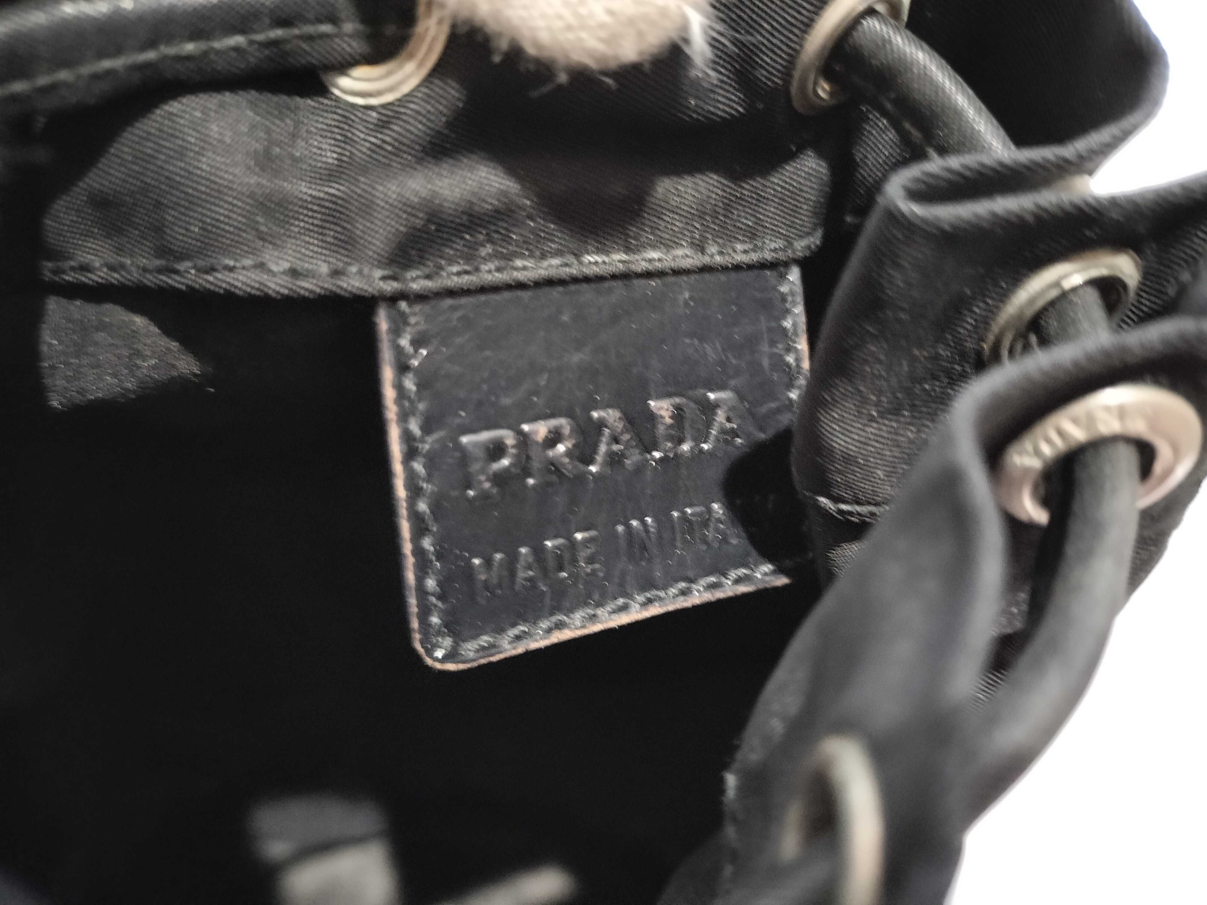 【水曜終了】(10709_0119)PRADA ナイロン 巾着ポーチ ポーチ