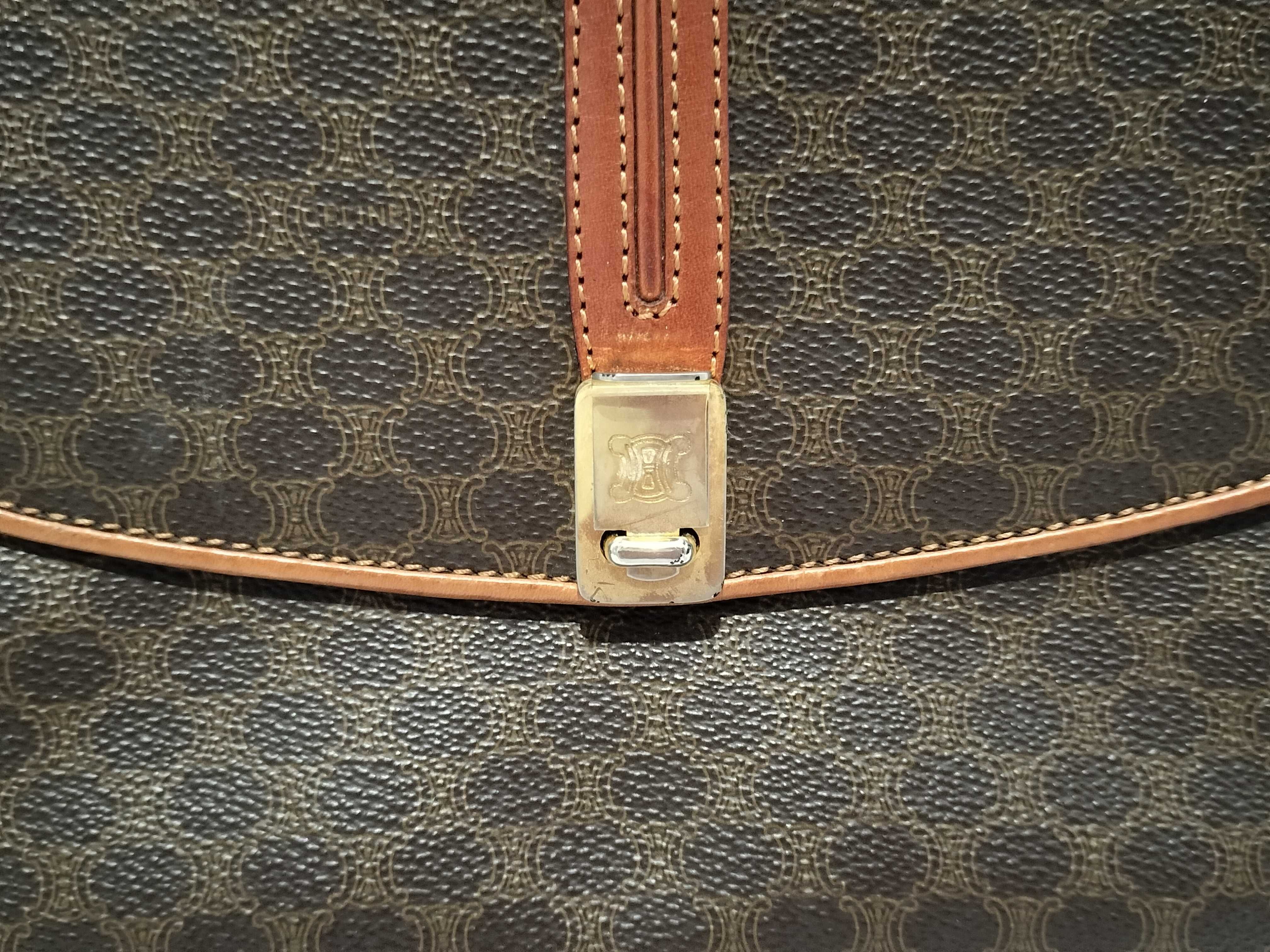 【水曜終了】(10709_0068)CELINE M90 ヴィンテージ ショルダーバッグ ショルダーバッグ