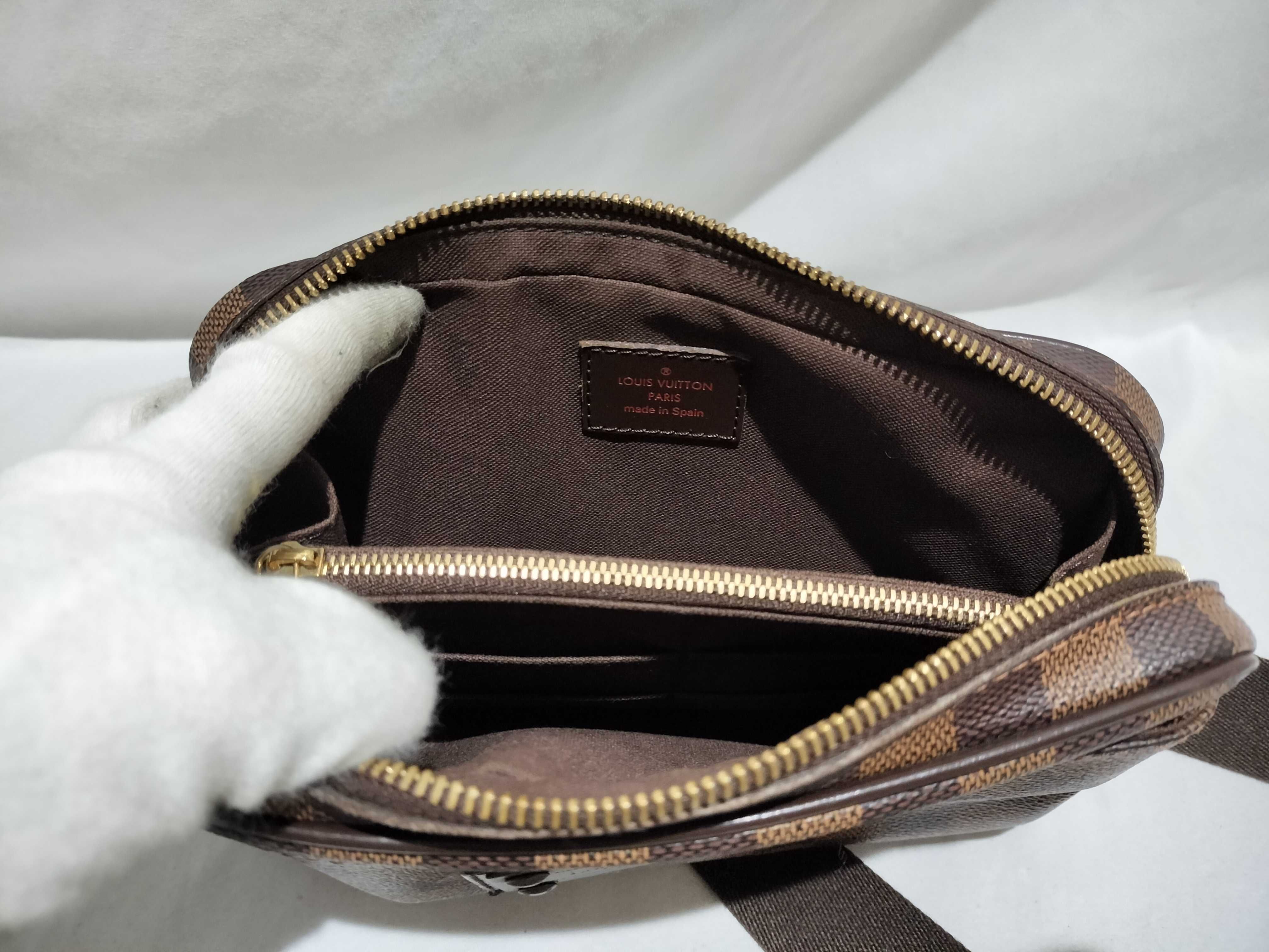 【水曜終了】(10708_0042)LOUIS VUITTON ダミエ N41101 バム・バッグ・ブルックリン ウエストバッグ