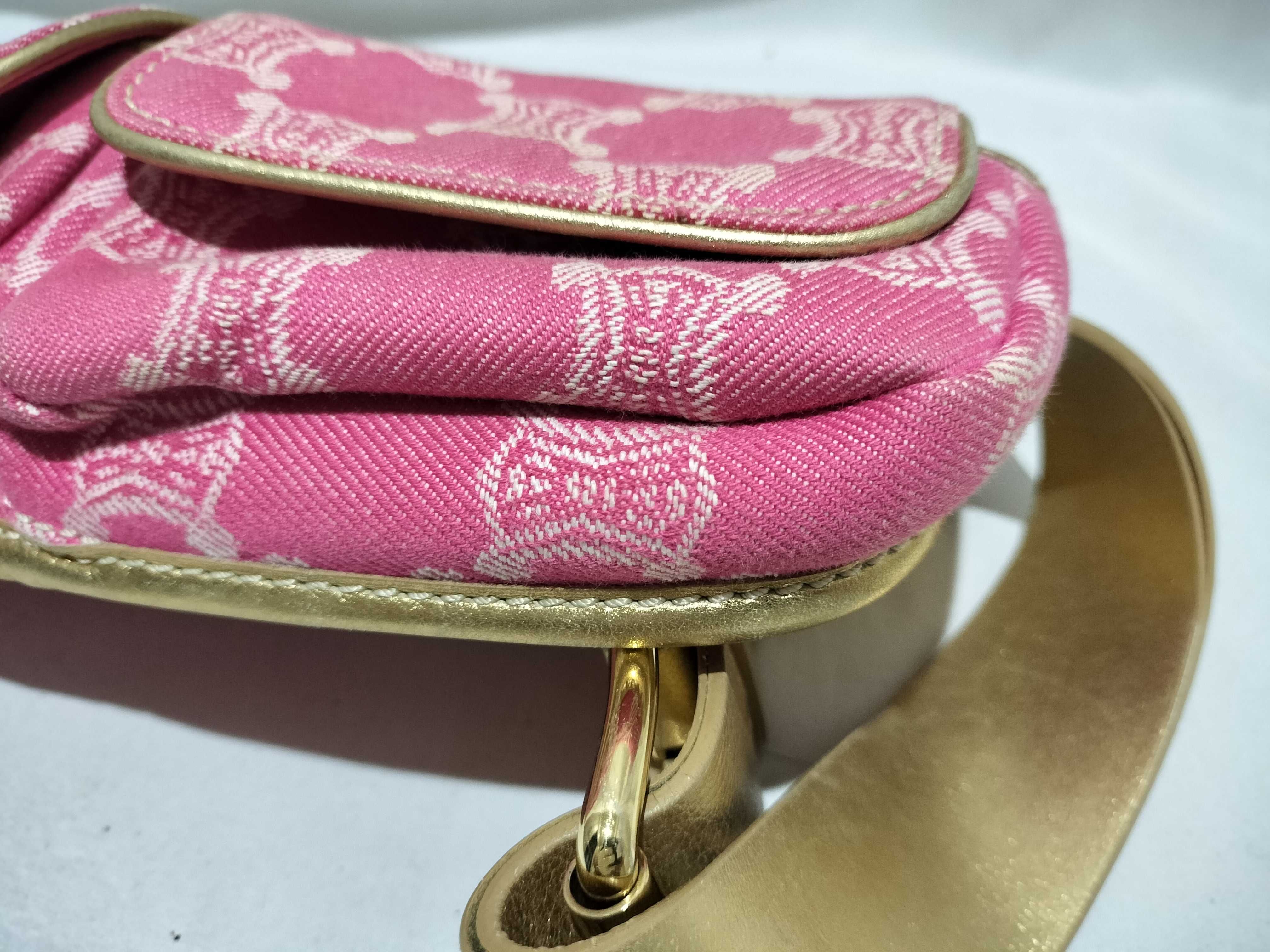 【水曜終了】(10709_0079)CELINE ウエストポーチ キャンバス ウエストバッグ