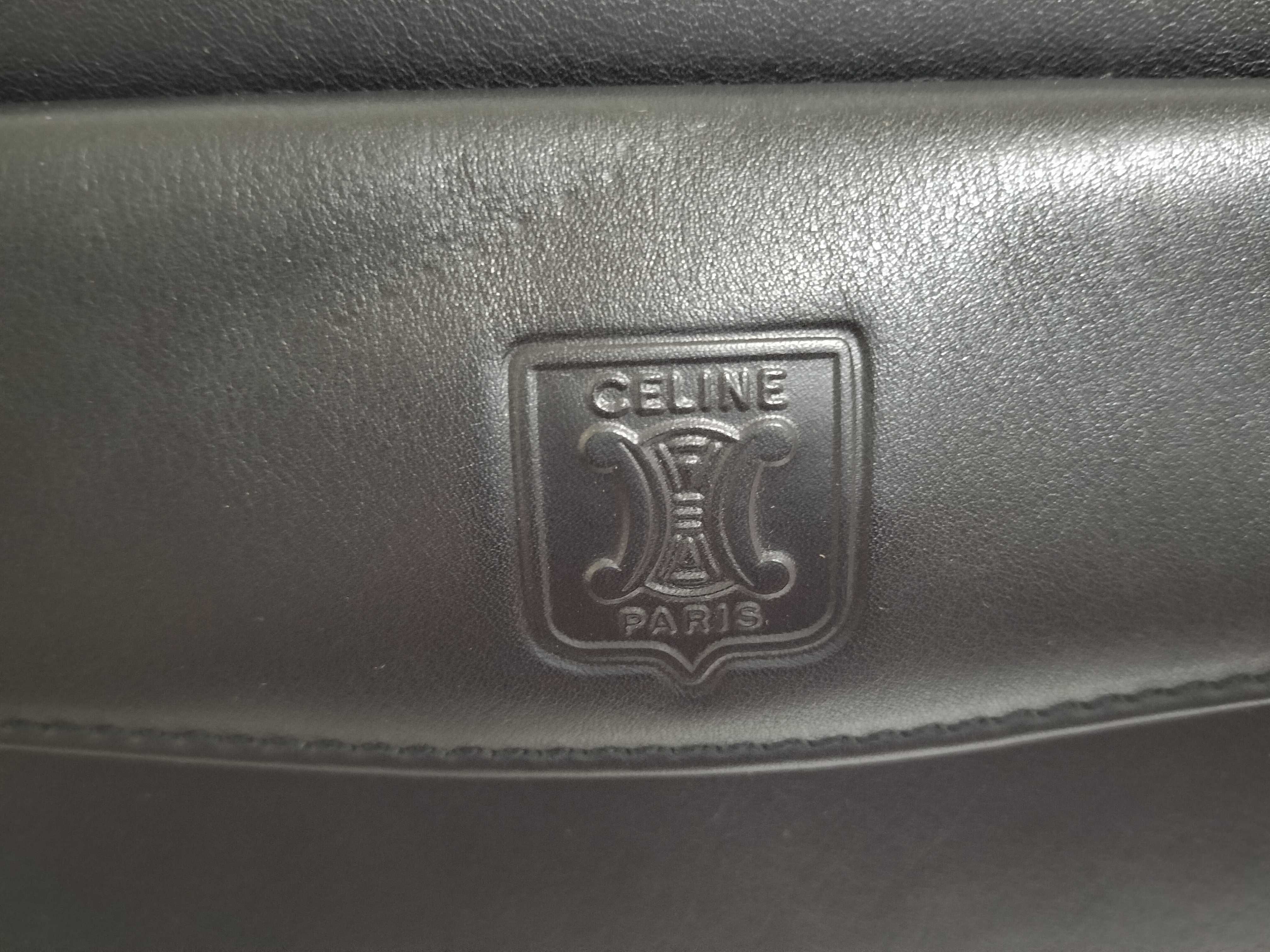 【水曜終了】(10698_0114)CELINE レザー セカンドバッグ セカンドバッグ