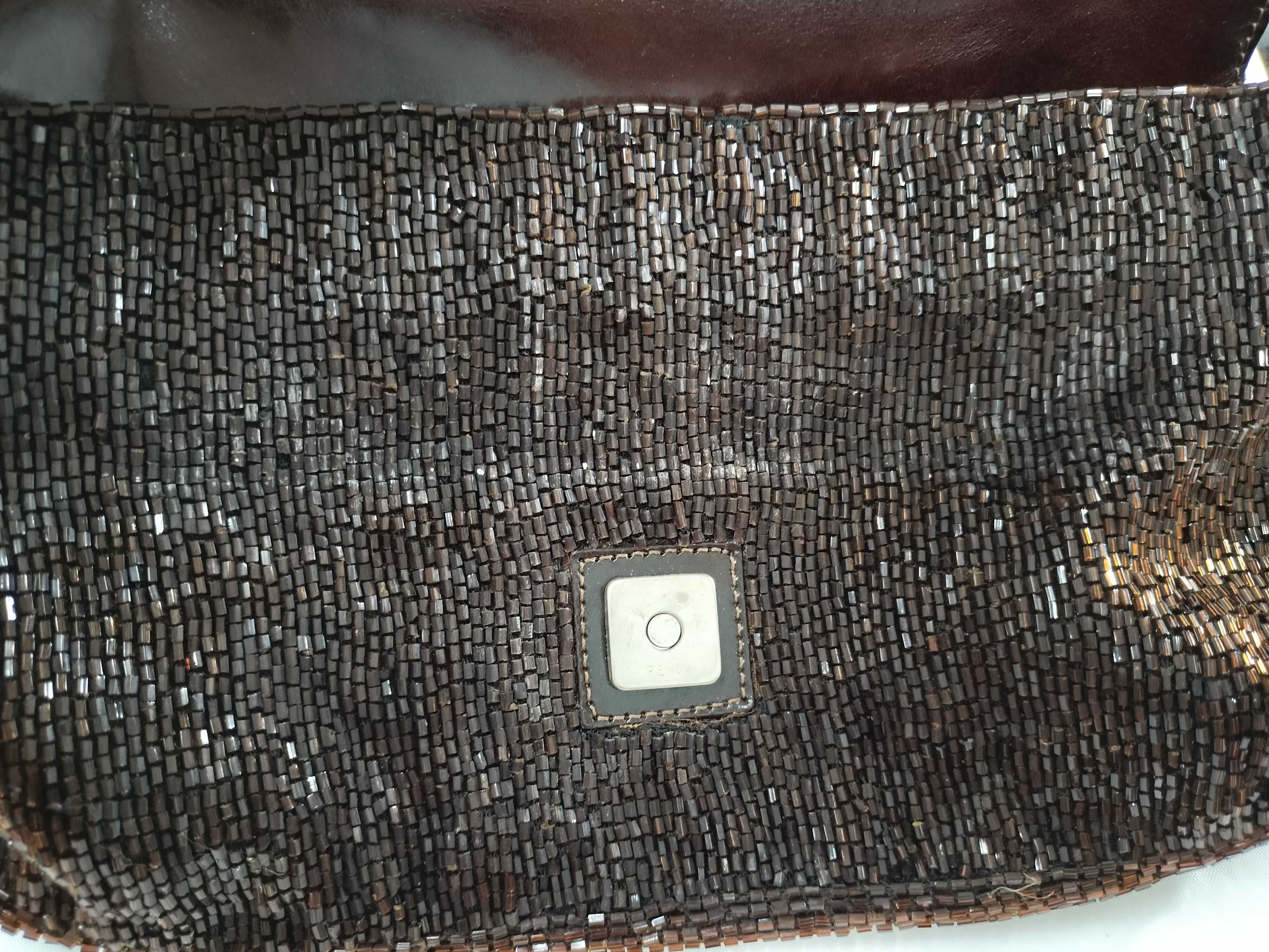 【水曜終了】(10709_0125)FENDI マンマ ビジュー ワンショルダー ショルダーバッグ