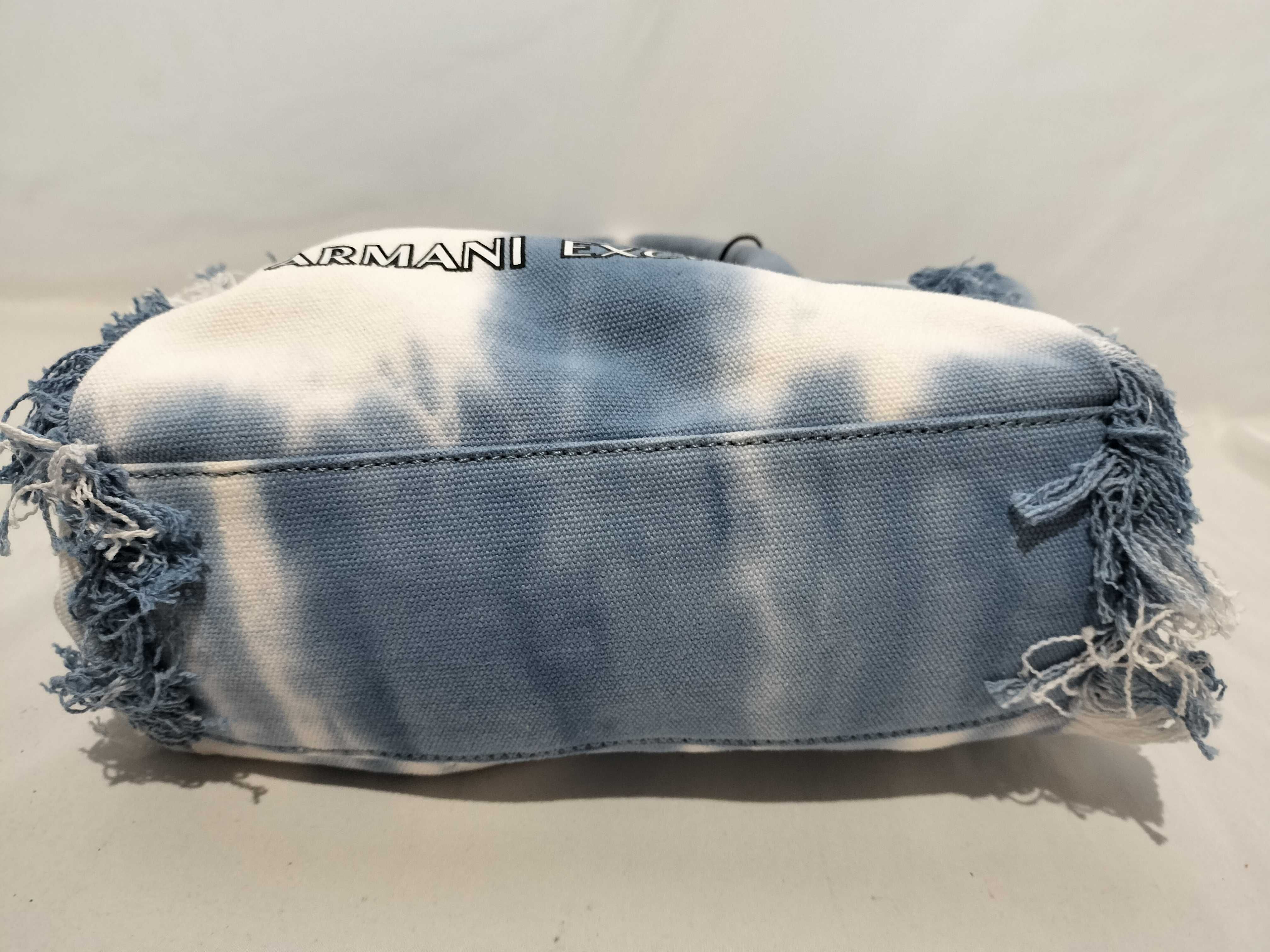 【水曜終了】(10698_0090)ARMANI AX キャンバス バッグ 未使用 ハンドバッグ