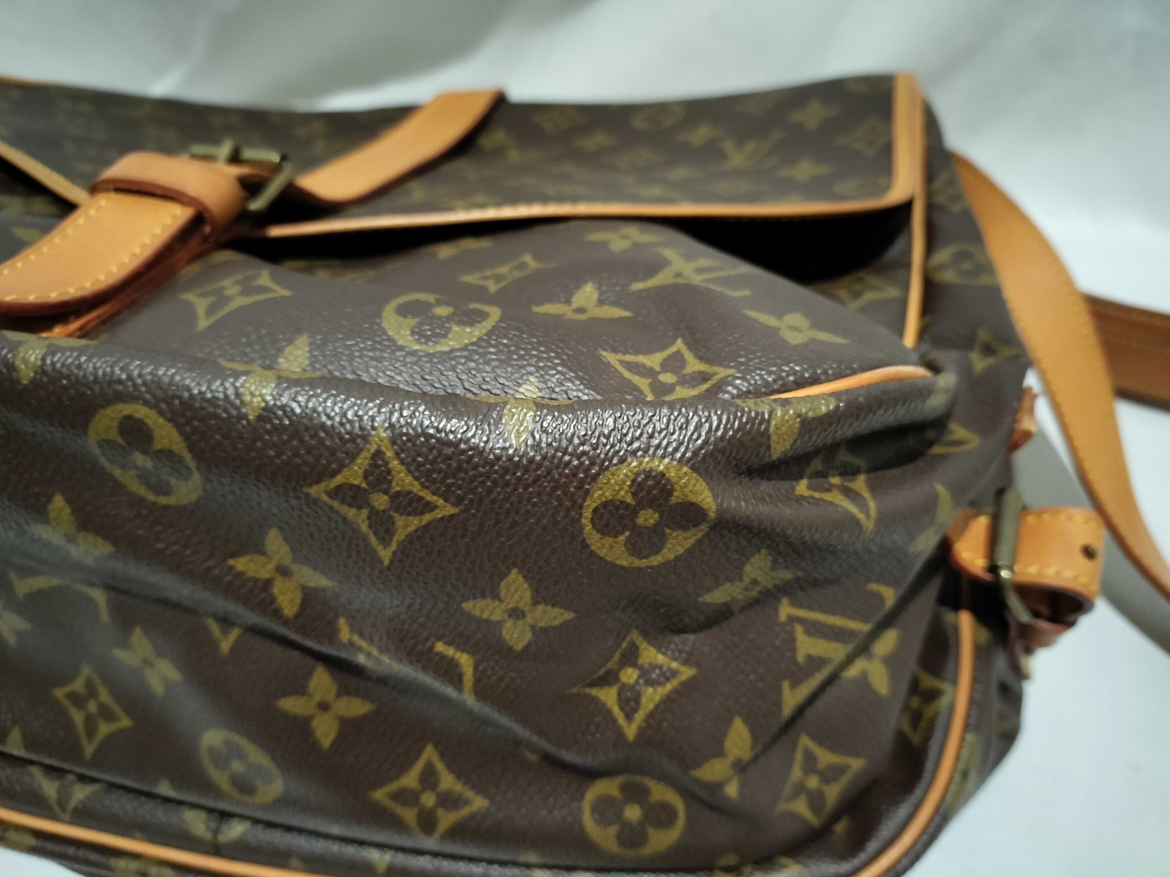 【水曜終了】(10708_0051)LOUIS VUITTON モノグラム M42254 ソミュール35 ショルダーバッグ