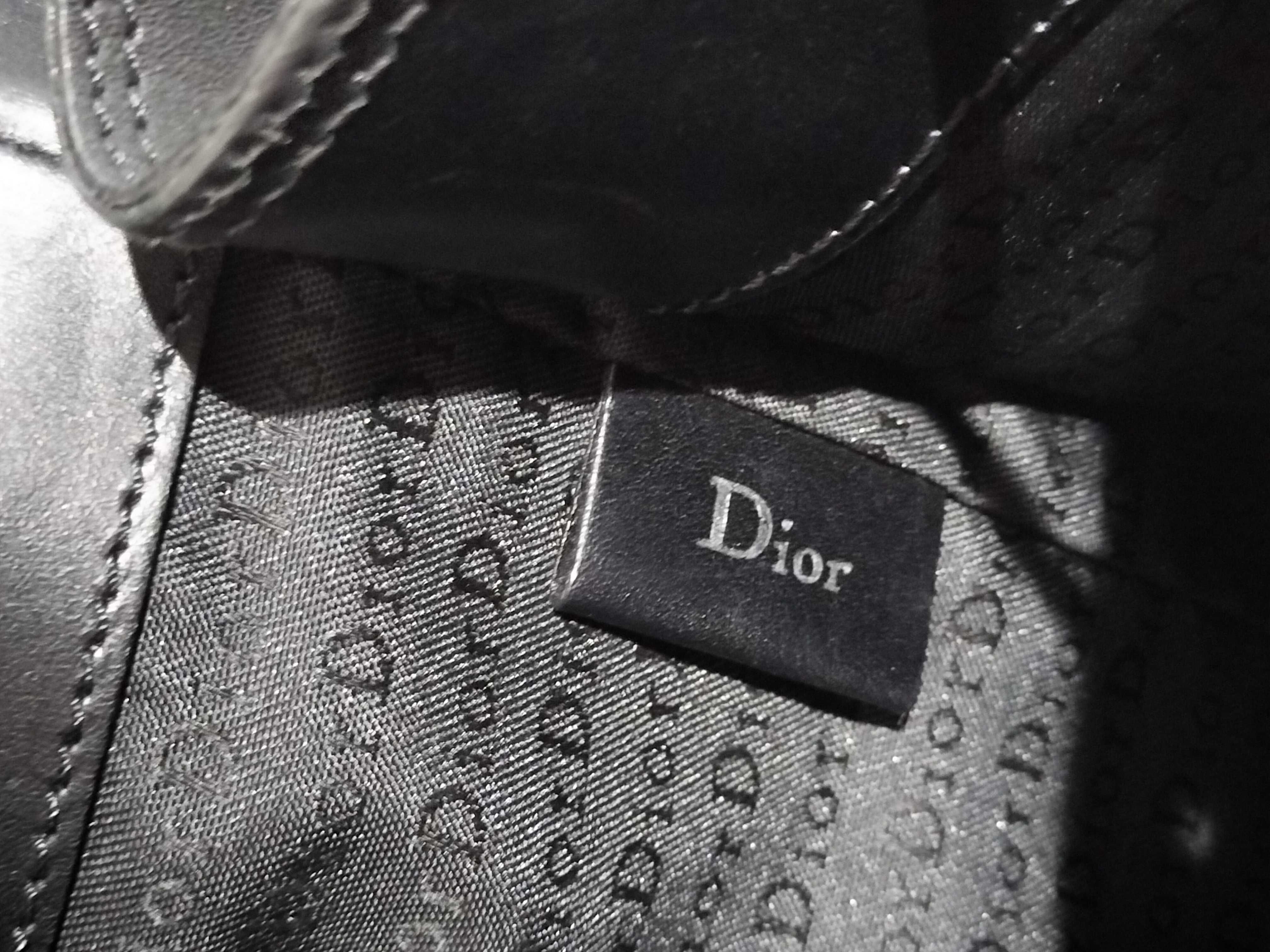 【水曜終了】(10699_0261)Dior オム 巾着型バッグ キャンバス リュックサック