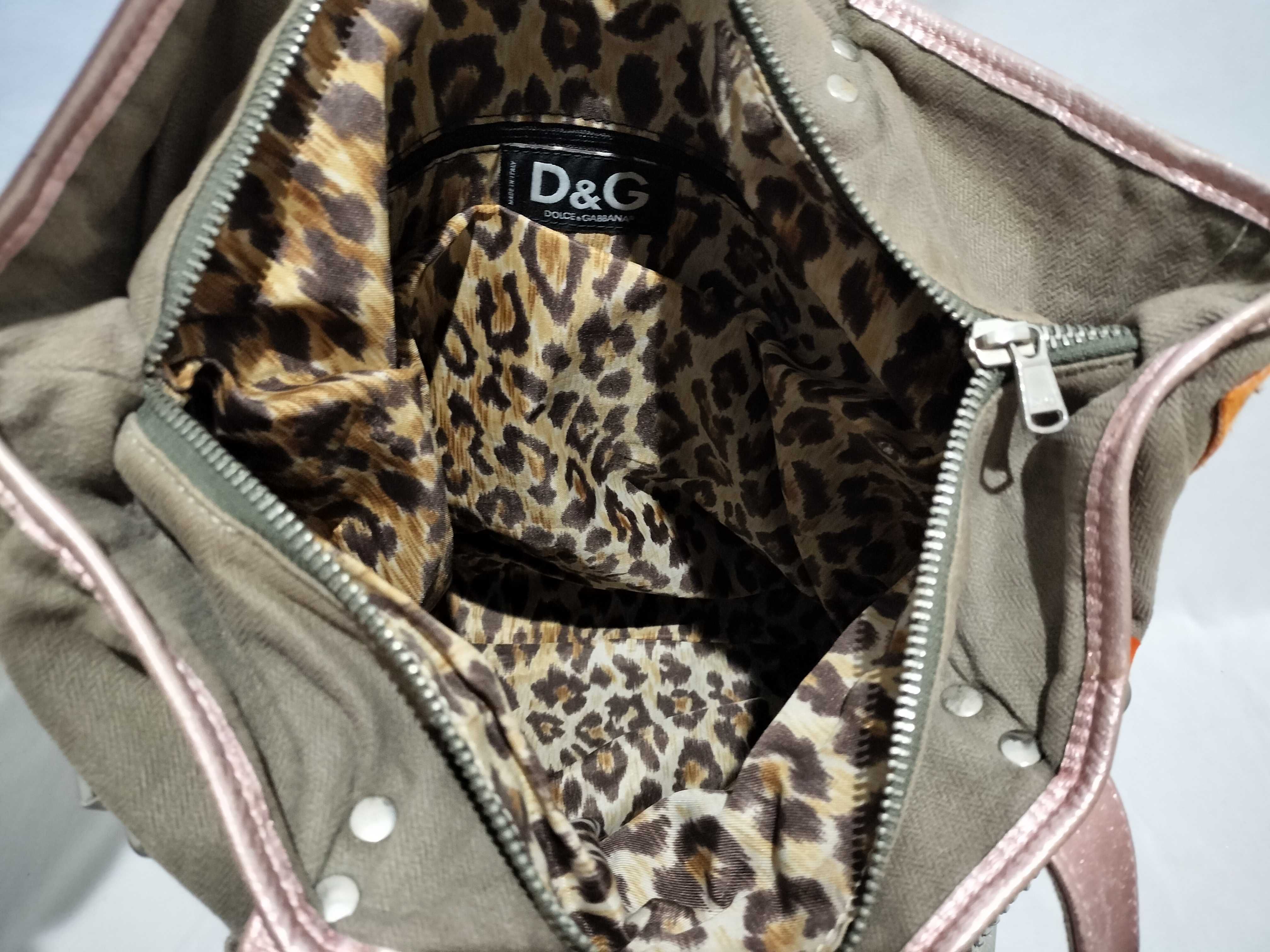 【水曜終了】(10699_0079)DOLCE&GABBANA キャンバス トートバッグ トートバッグ