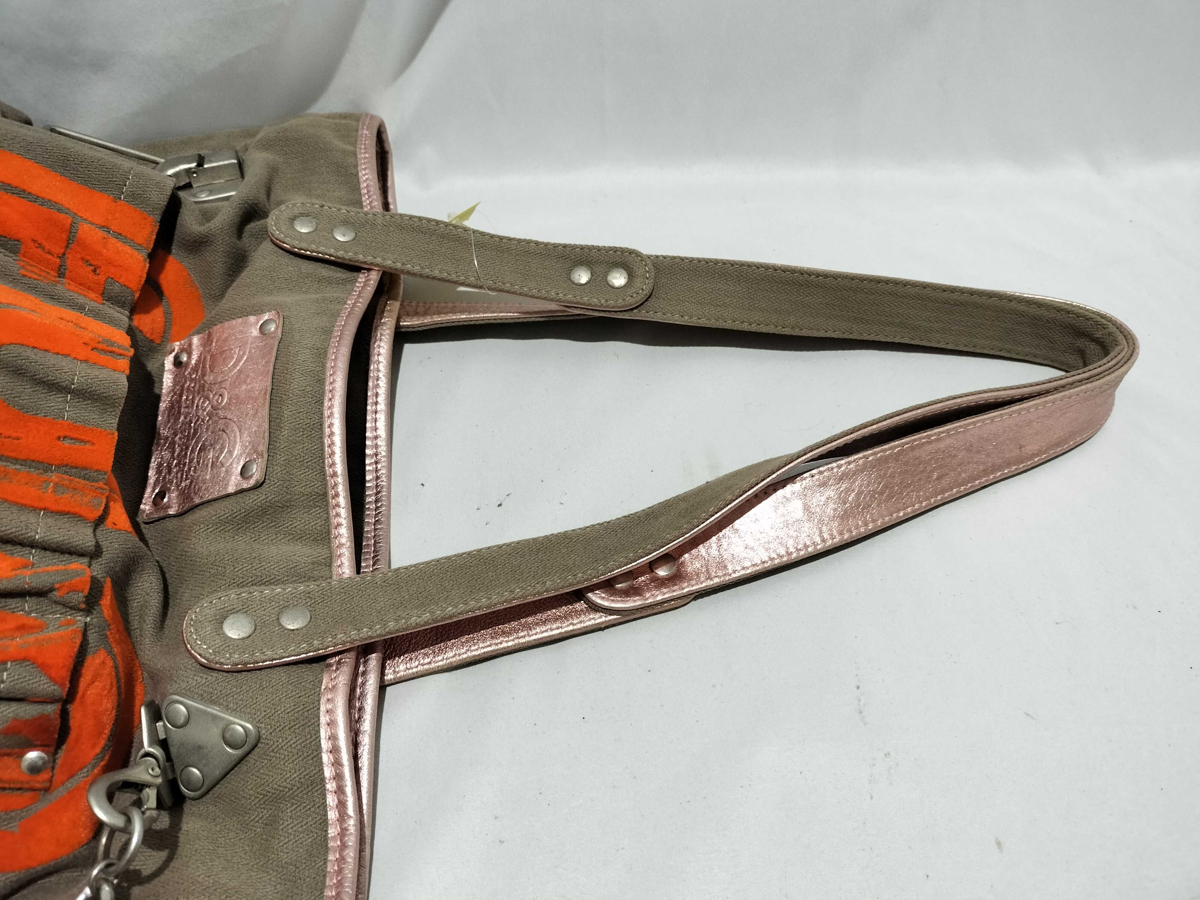 【水曜終了】(10699_0079)DOLCE&GABBANA キャンバス トートバッグ トートバッグ