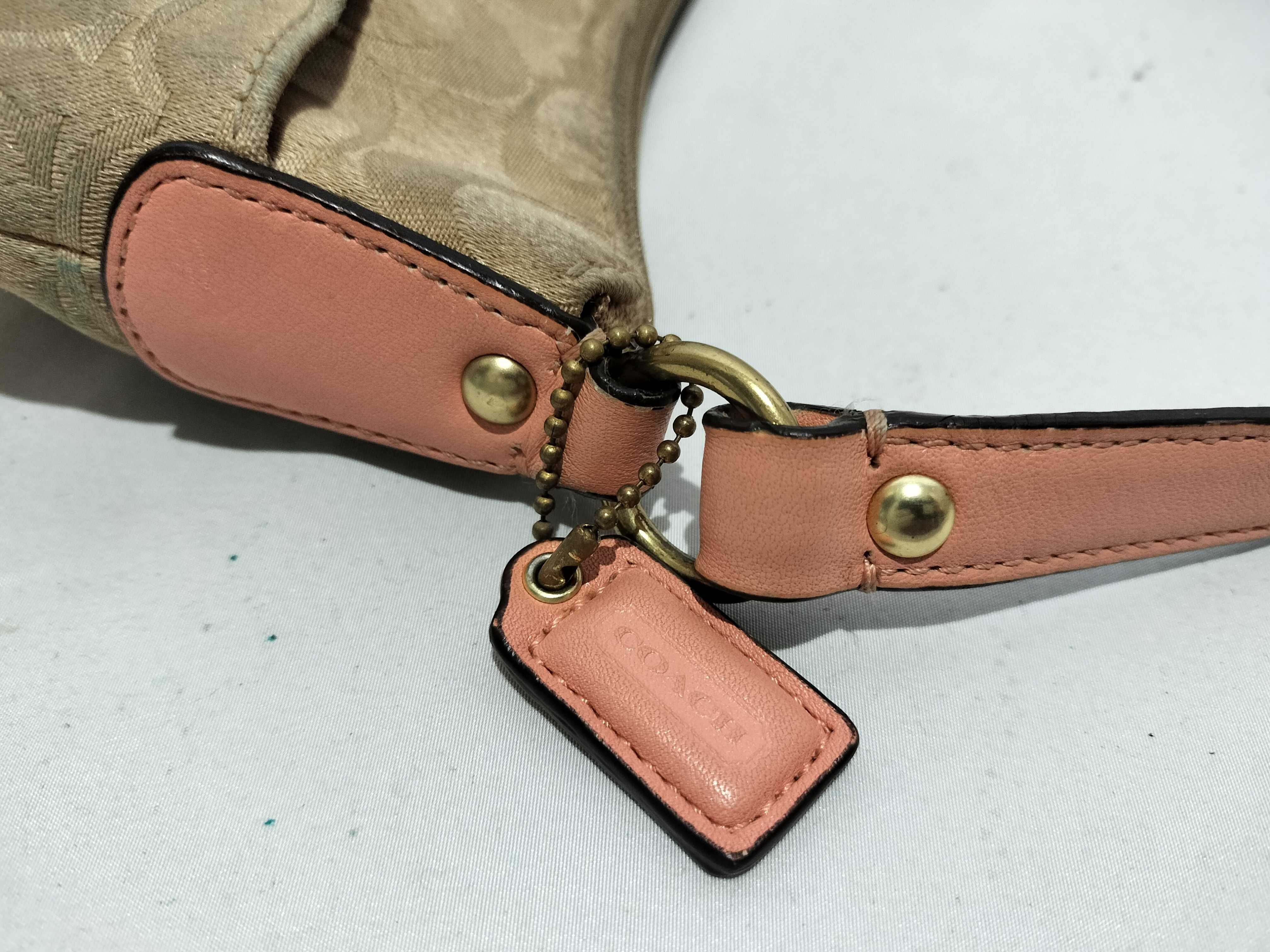 【水曜終了】(10699_0071)COACH シグネチャー 43740 ハンドバッグ