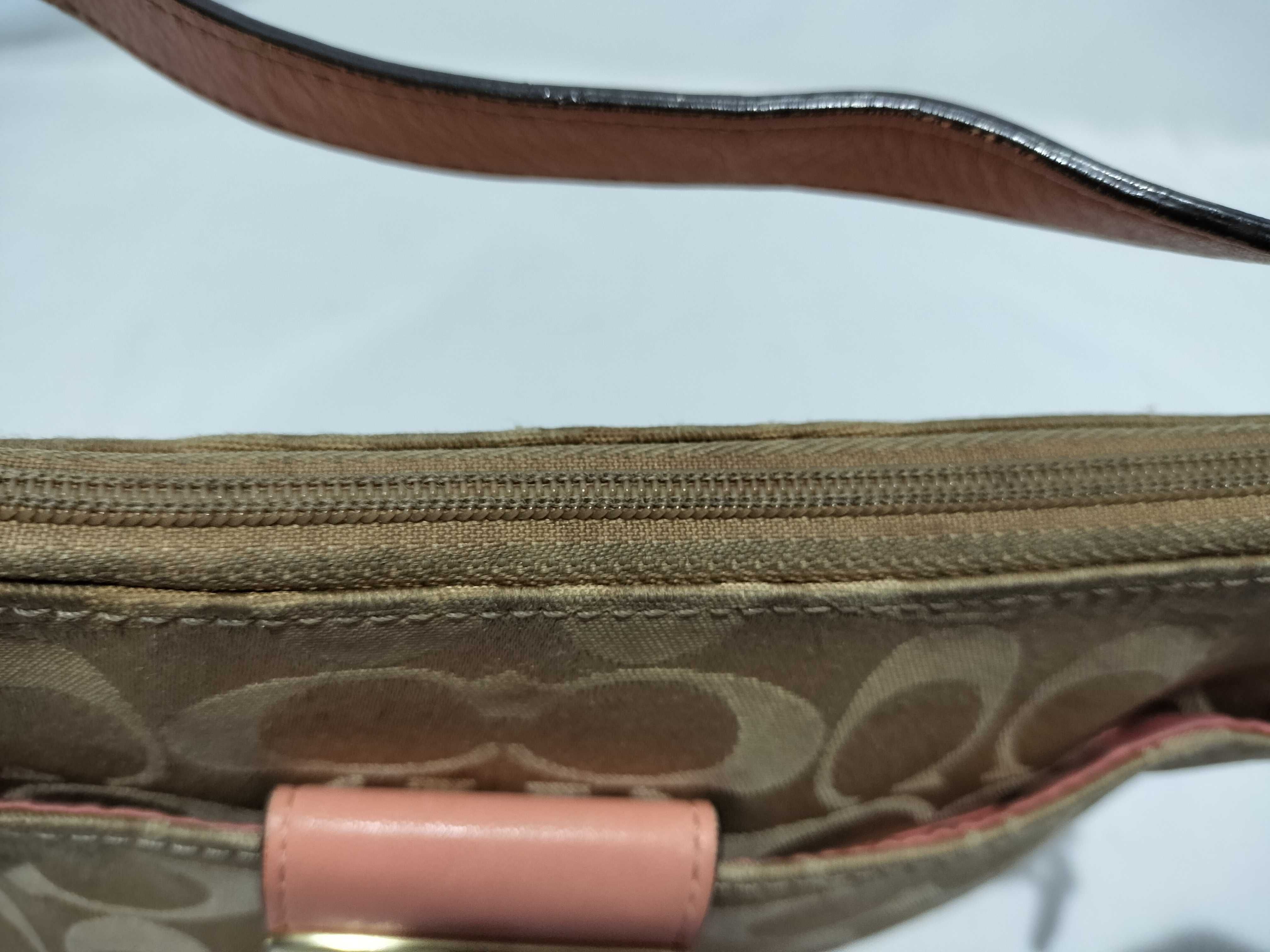 【水曜終了】(10699_0071)COACH シグネチャー 43740 ハンドバッグ