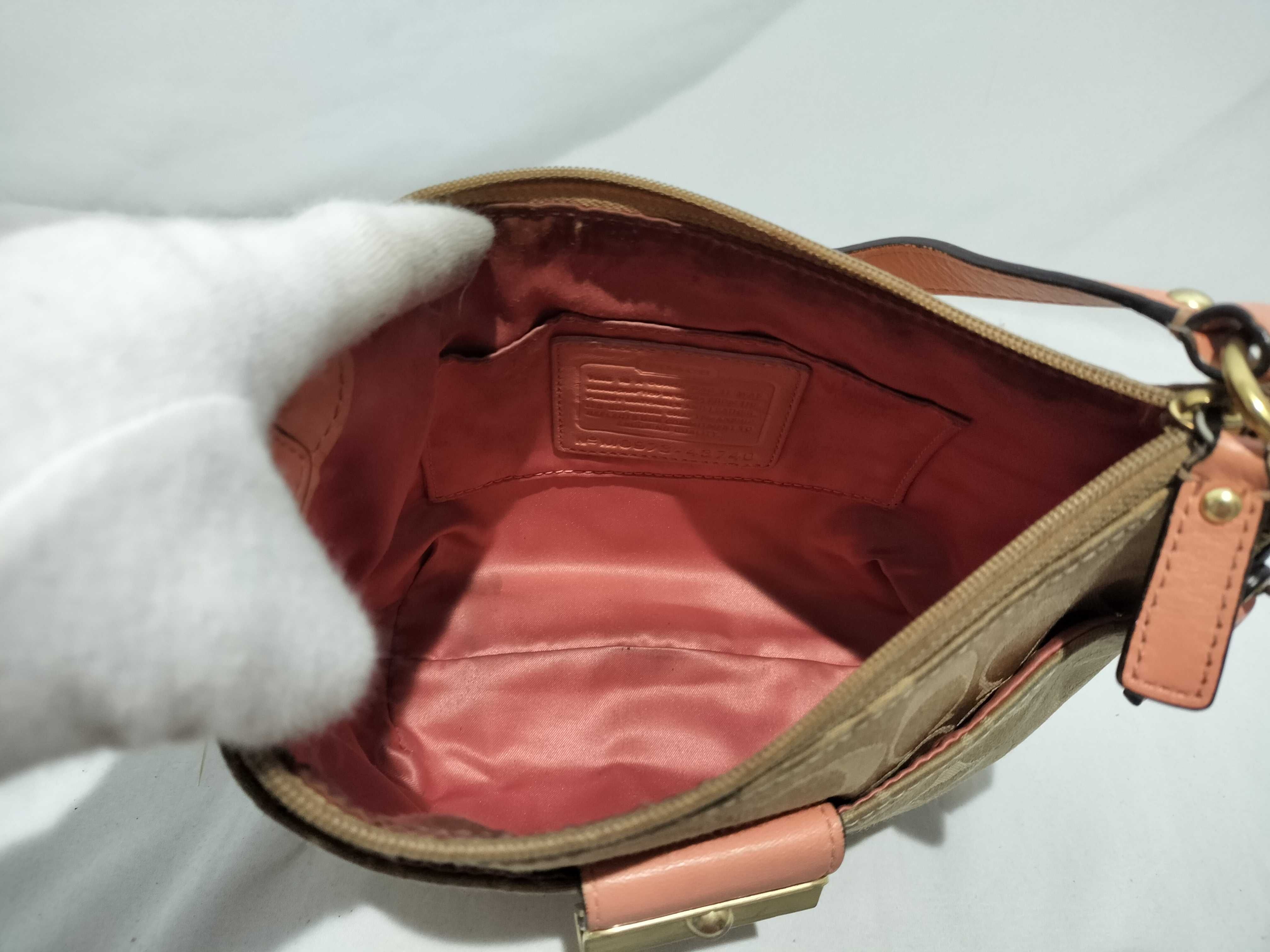 【水曜終了】(10699_0071)COACH シグネチャー 43740 ハンドバッグ