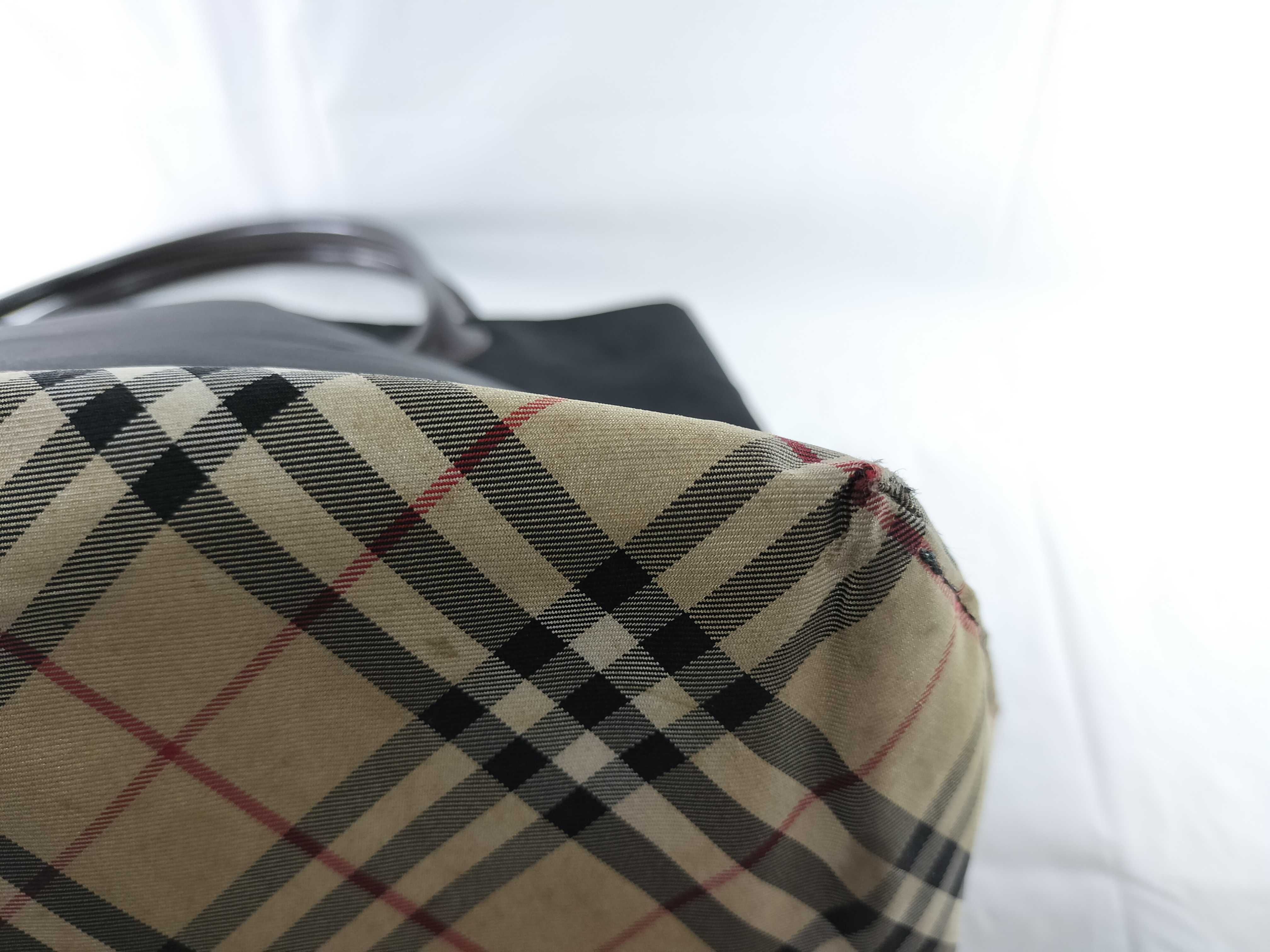 【水曜終了】(10699_0132)BURBERRY ブルーレーベル ブルーレーベル ナイロン トート トートバッグ