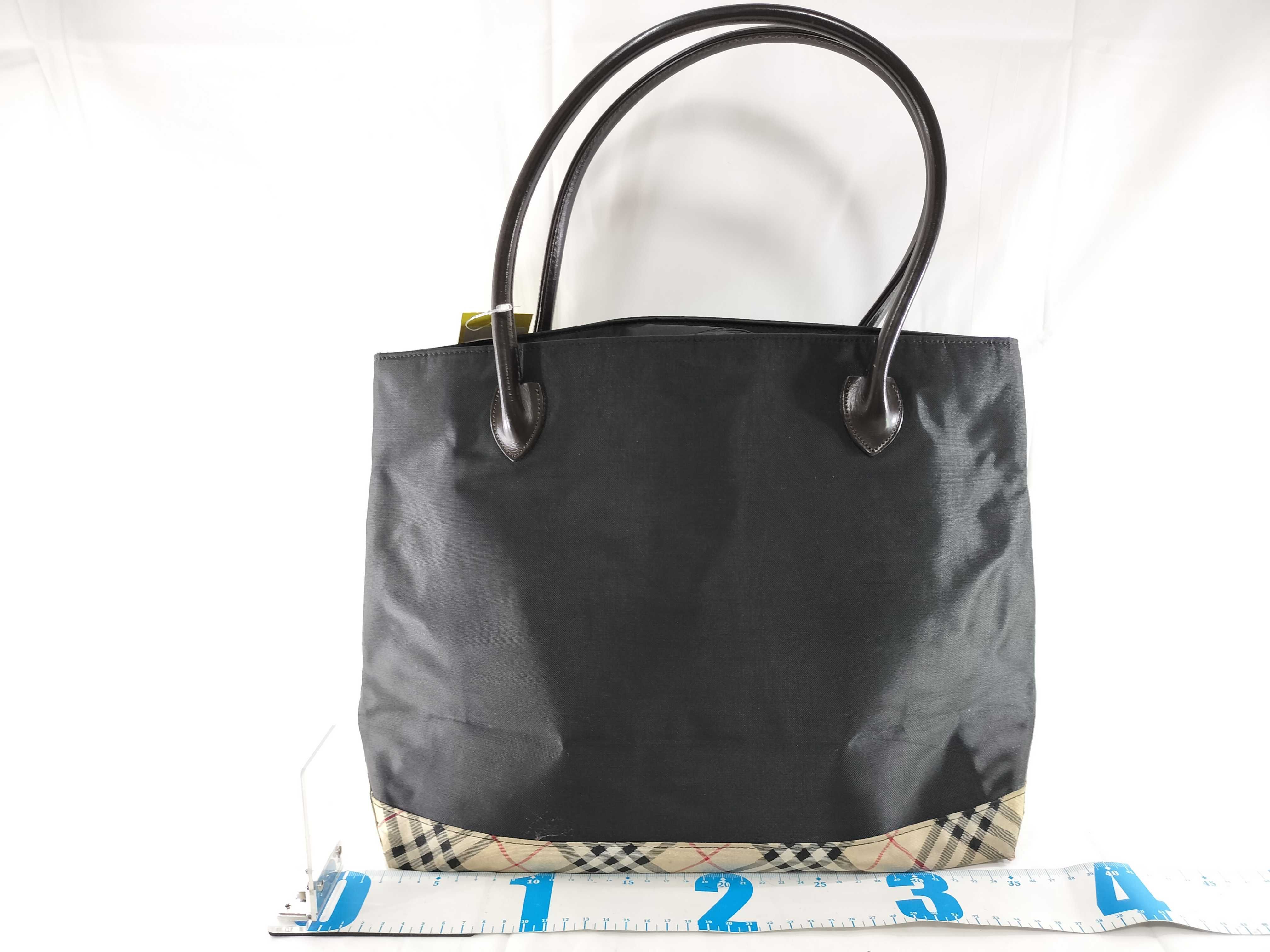 【水曜終了】(10699_0132)BURBERRY ブルーレーベル ブルーレーベル ナイロン トート トートバッグ