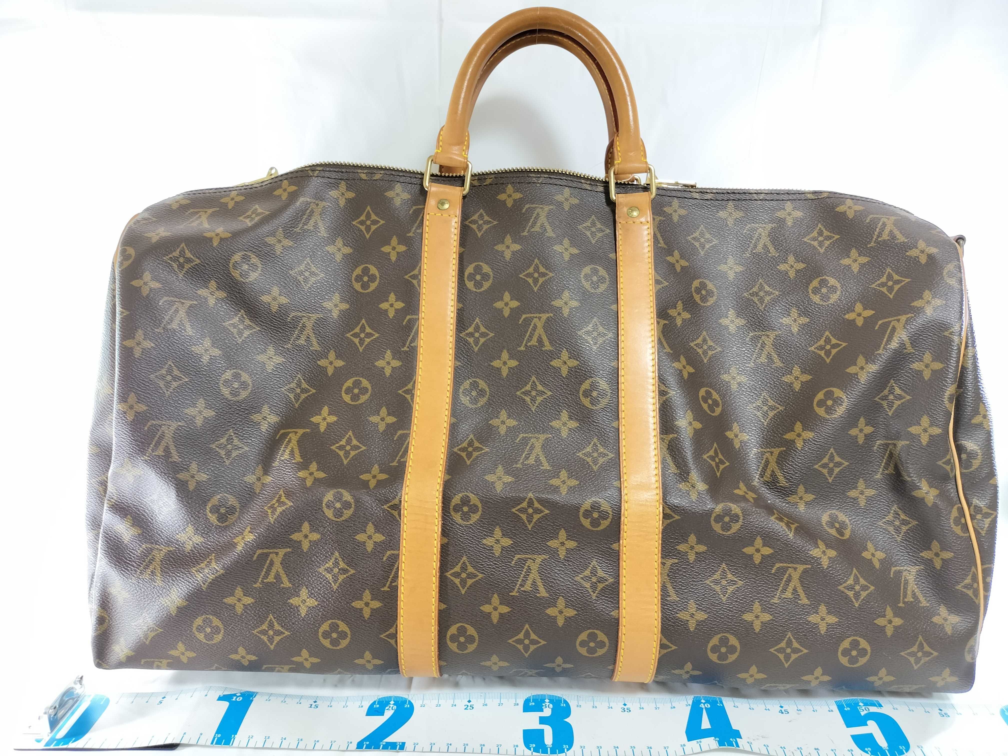 【水曜終了】(10708_0054)LOUIS VUITTON モノグラム M41414 キーポルバンドリエール 55 ボストンバッグ