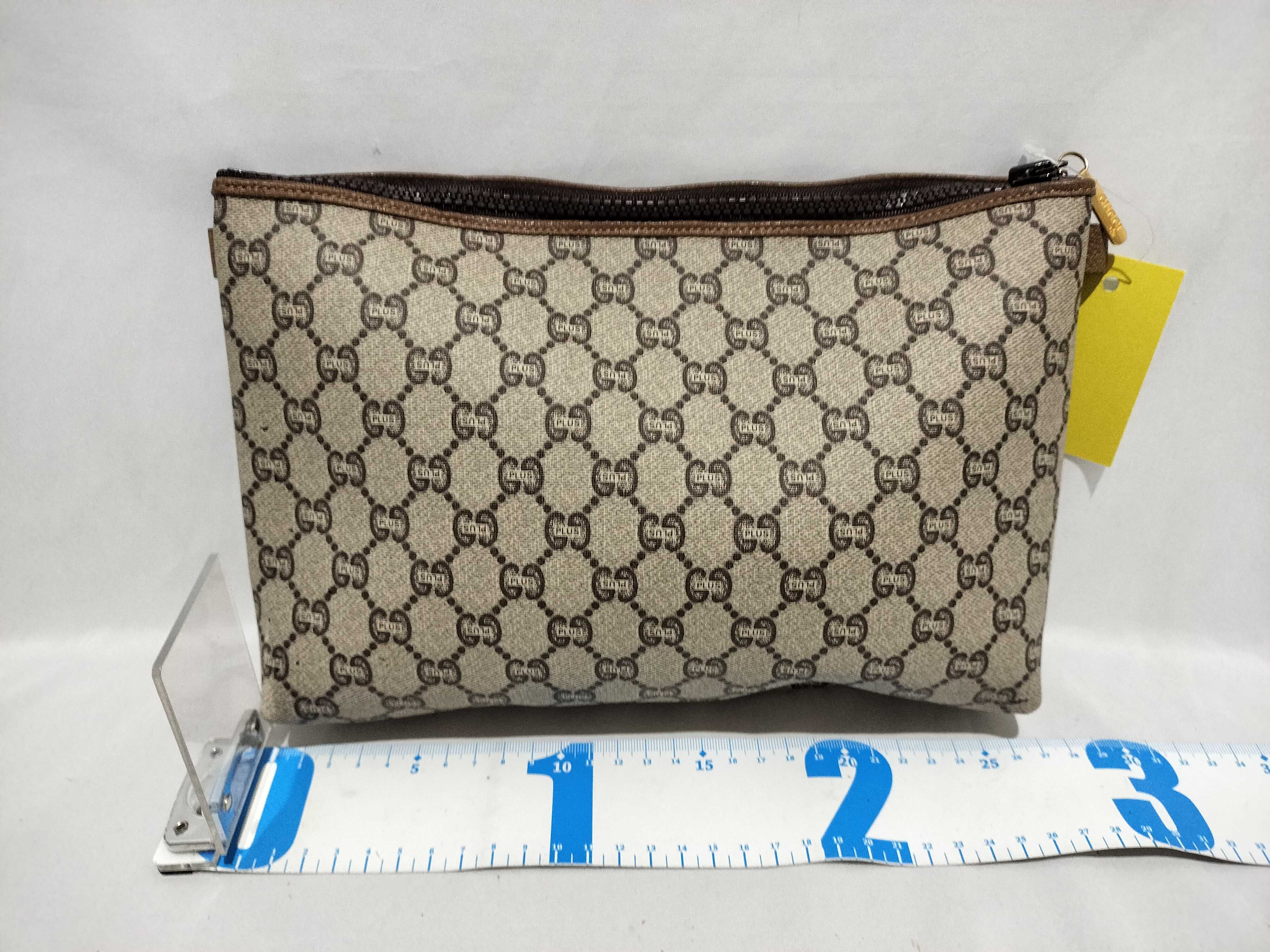 【水曜終了】(10709_0056)GUCCI GGスプリーム PVC セカンドバッグ セカンドバッグ