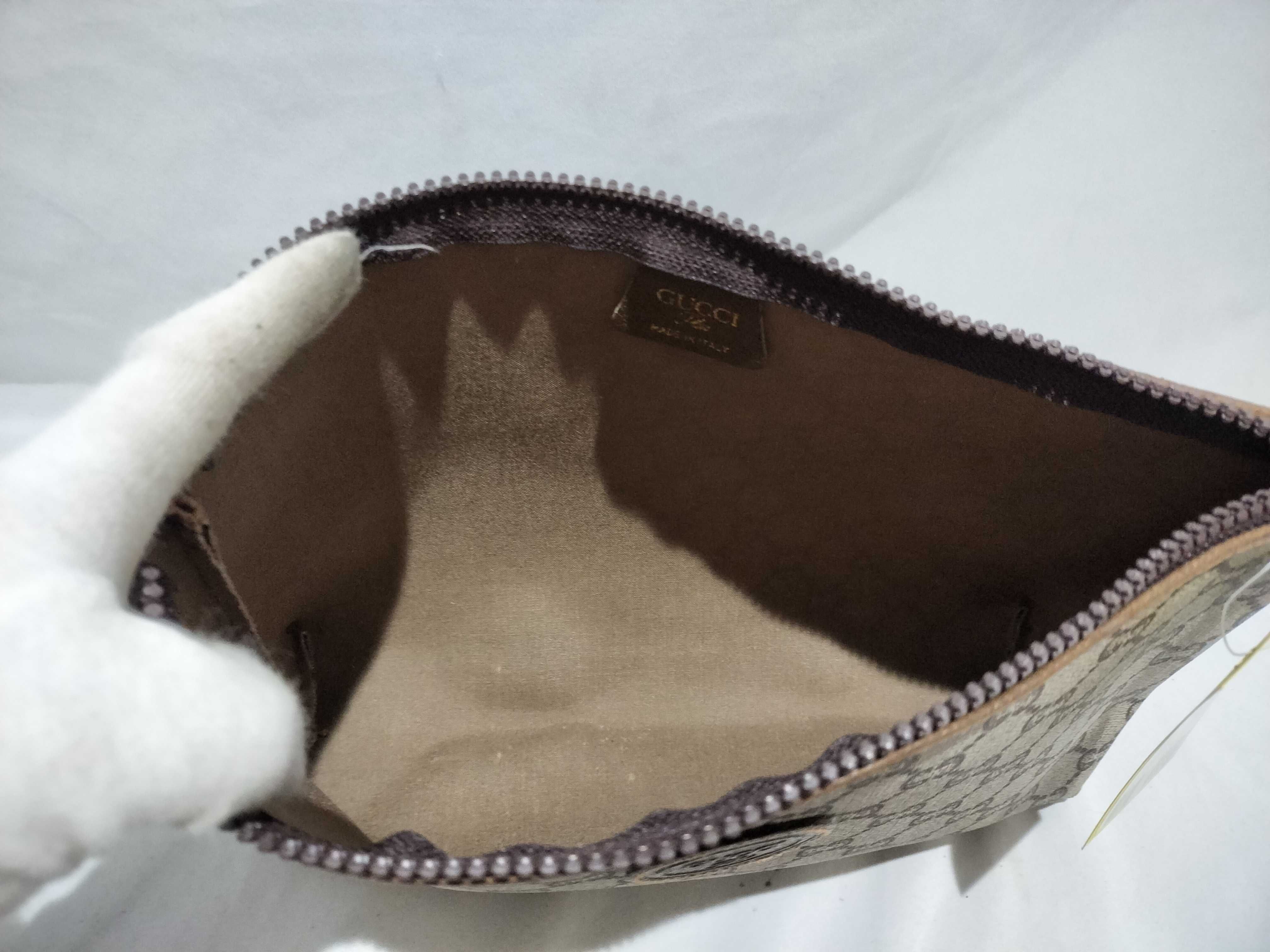 【水曜終了】(10709_0056)GUCCI GGスプリーム PVC セカンドバッグ セカンドバッグ