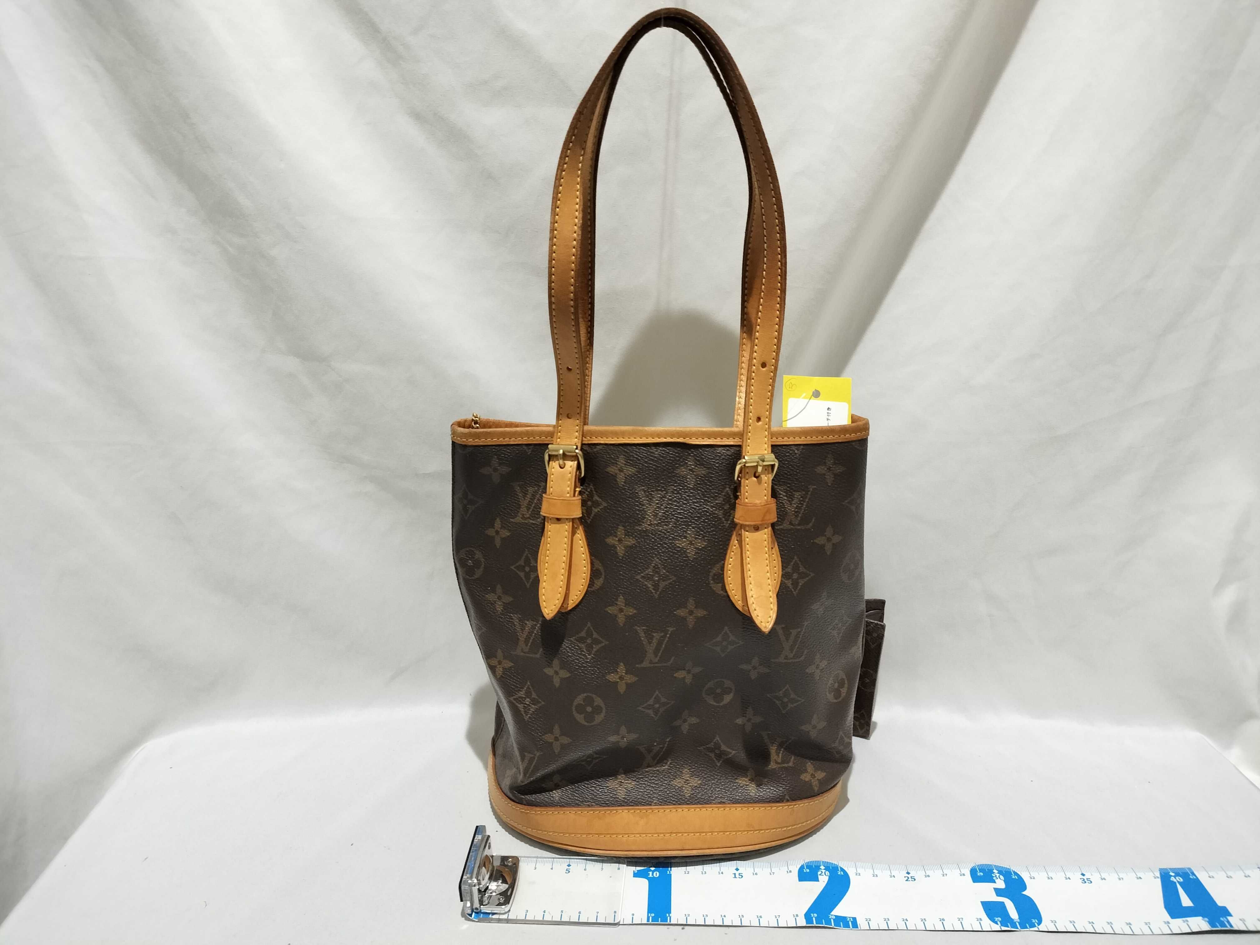 【水曜終了】(10708_0059)LOUIS VUITTON モノグラム プチバケット/ポーチ付き トートバッグ