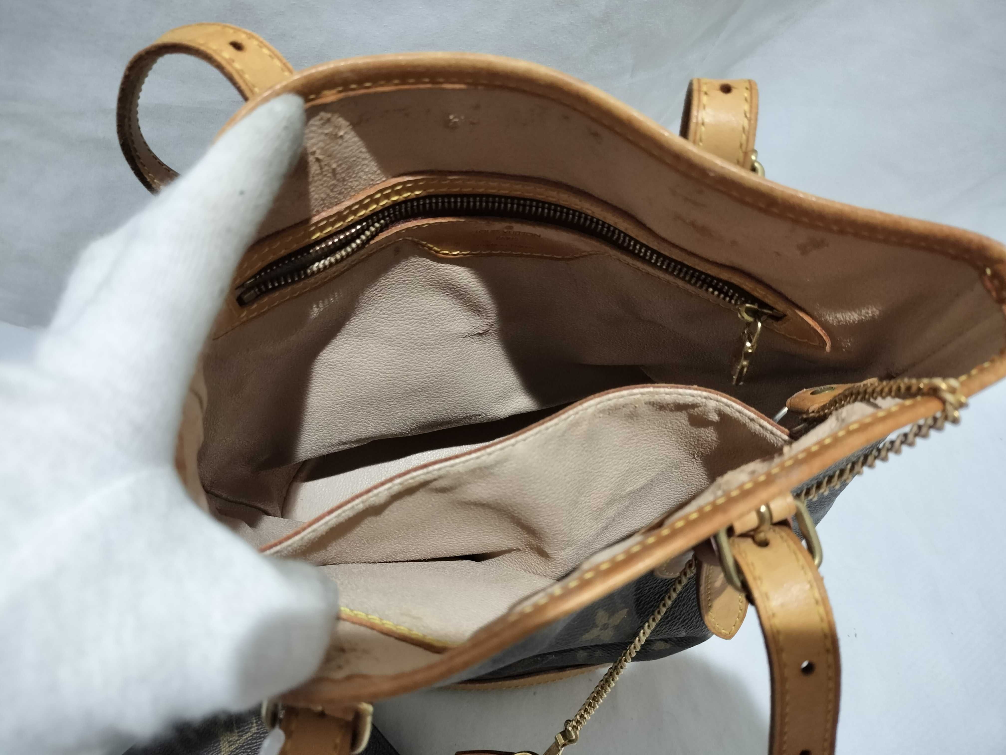 【水曜終了】(10708_0059)LOUIS VUITTON モノグラム プチバケット/ポーチ付き トートバッグ