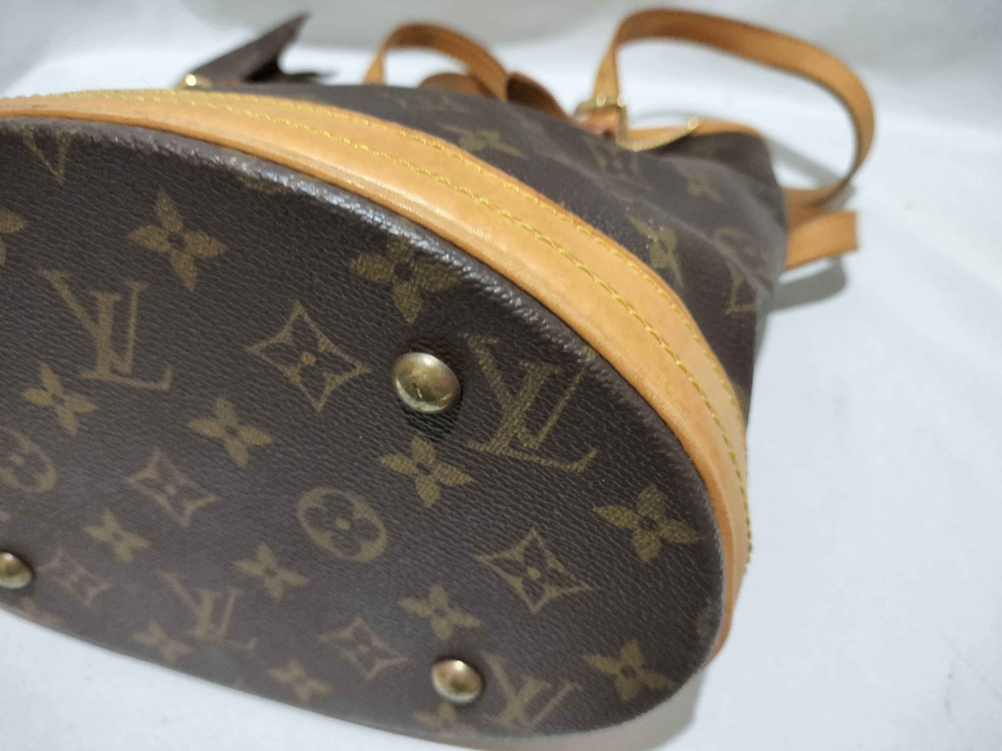 【水曜終了】(10708_0059)LOUIS VUITTON モノグラム プチバケット/ポーチ付き トートバッグ