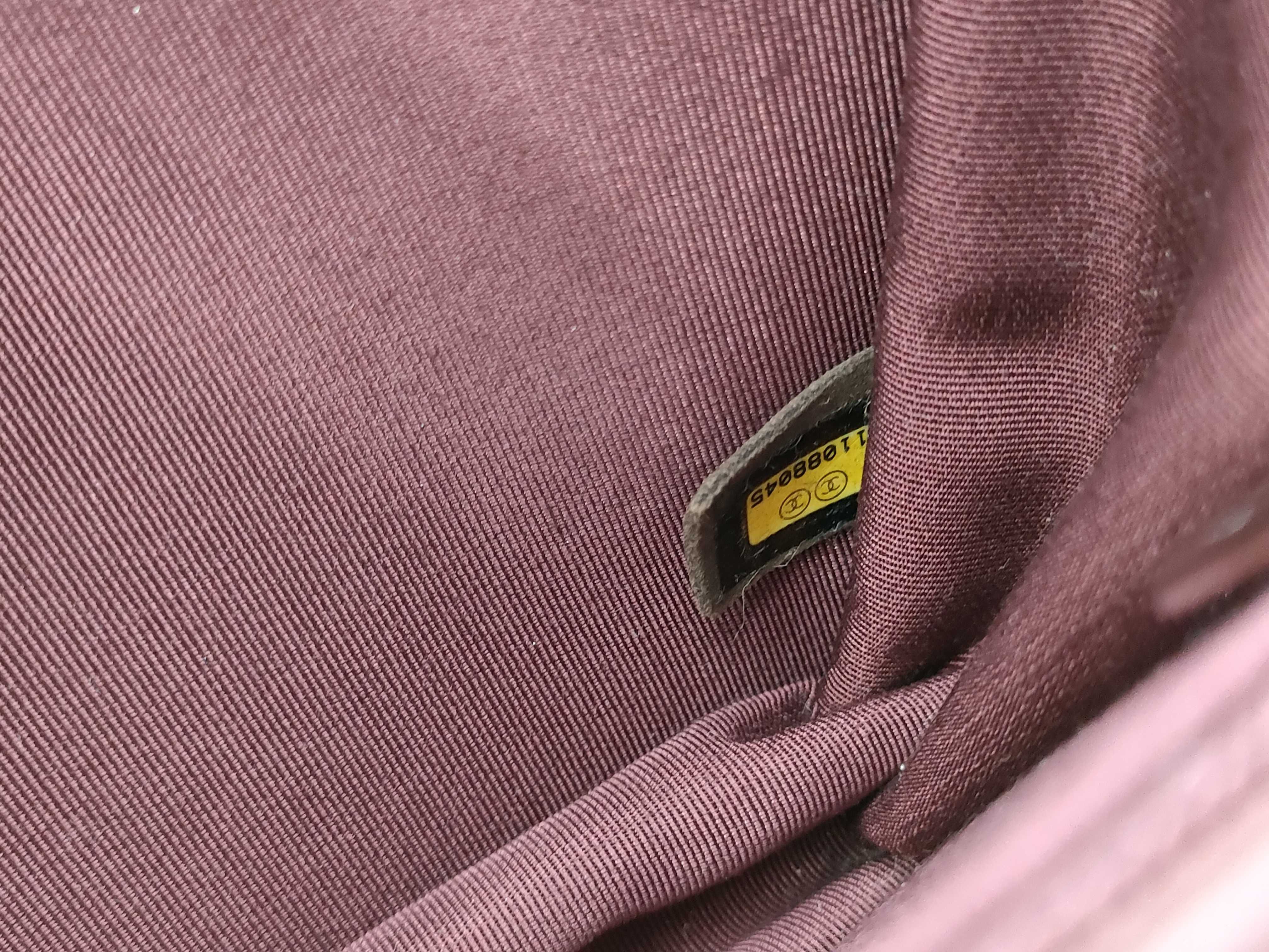 【水曜終了】(10707_0026)CHANEL チョコバー エナメル ショルダーバッグ