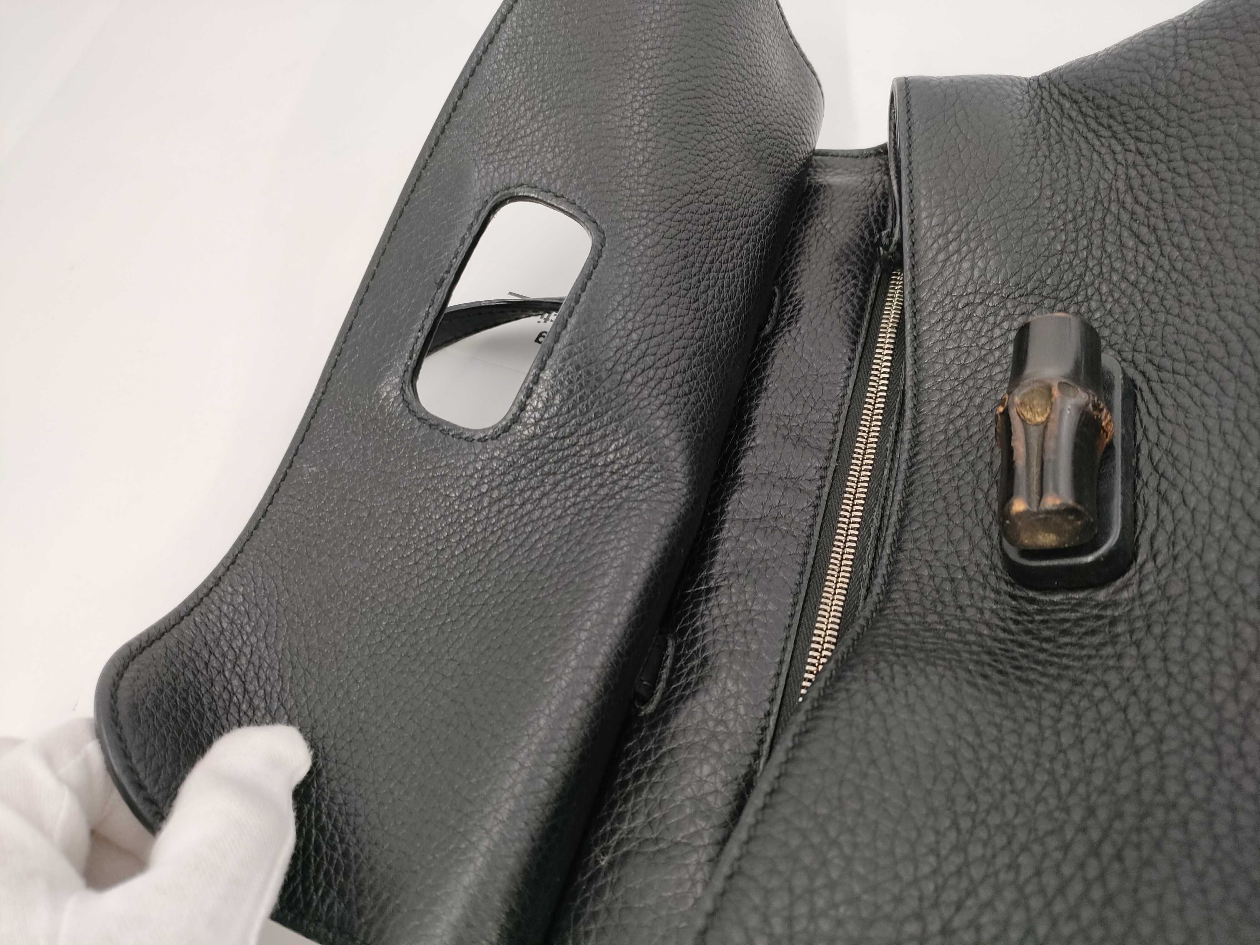 【水曜終了】(10709_0047)GUCCI バンブー ハンド ショルダーバッグ