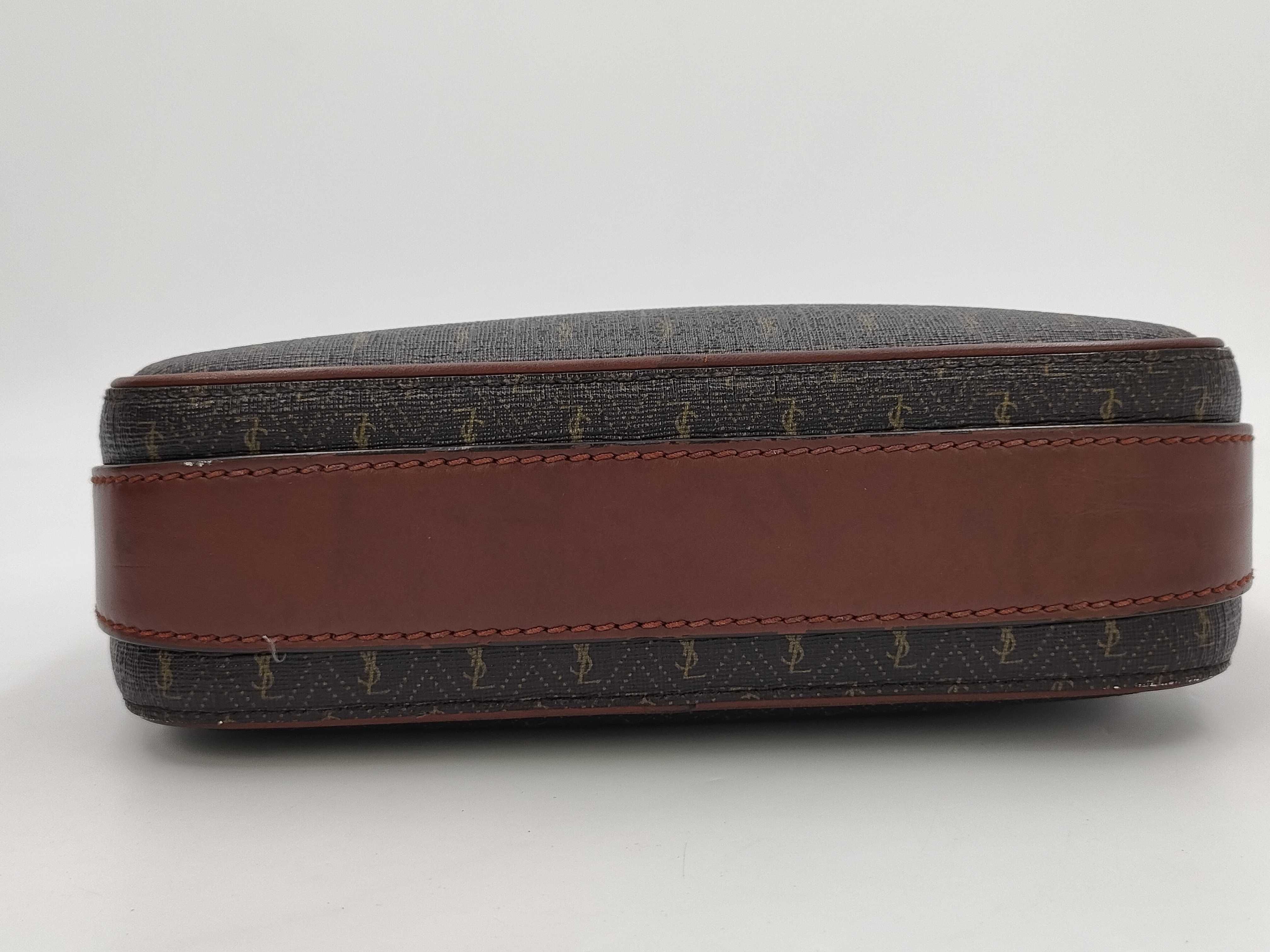 【水曜終了】(10936_0142)SAINT LAURENT Yves Saint Laurent モノグラム ショルダーバッグ