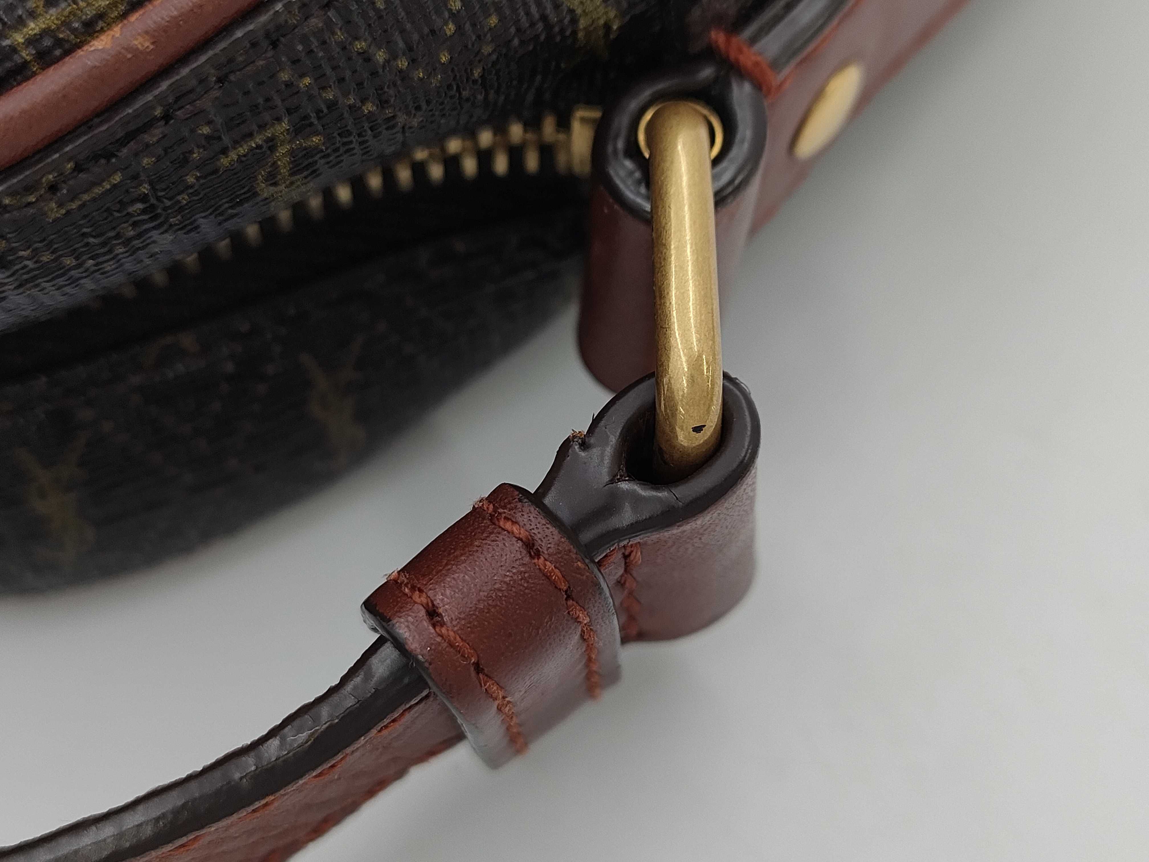 【水曜終了】(10936_0142)SAINT LAURENT Yves Saint Laurent モノグラム ショルダーバッグ