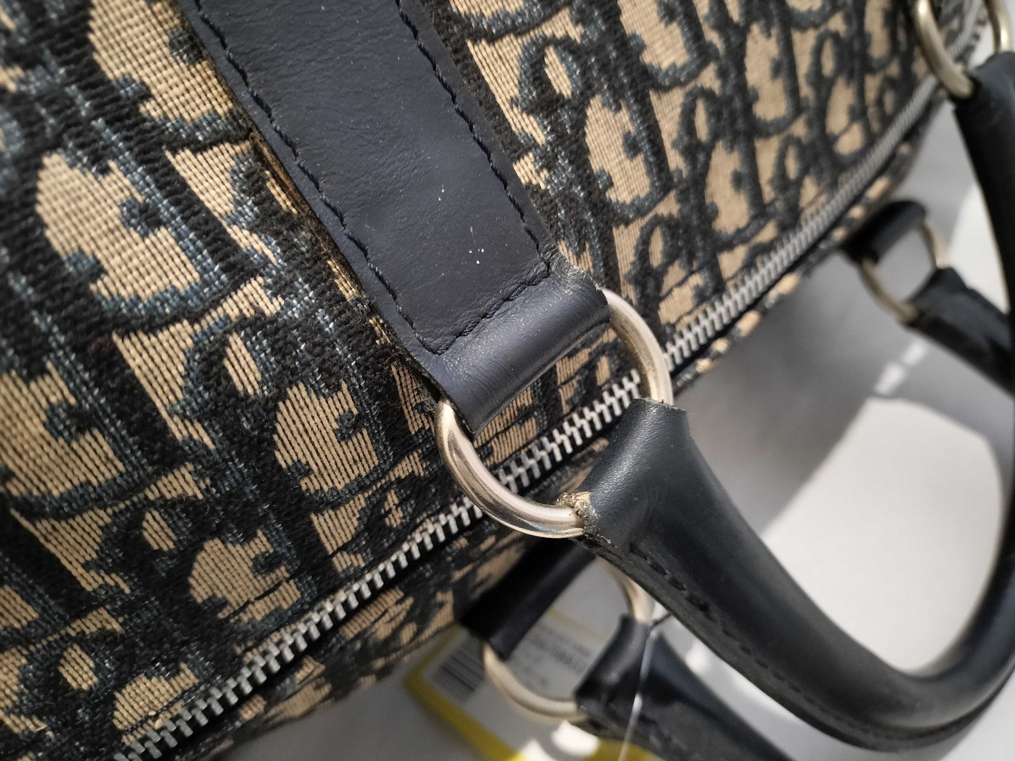 【水曜終了】(10699_0278)Dior トロッター ボストンバッグ ボストンバッグ